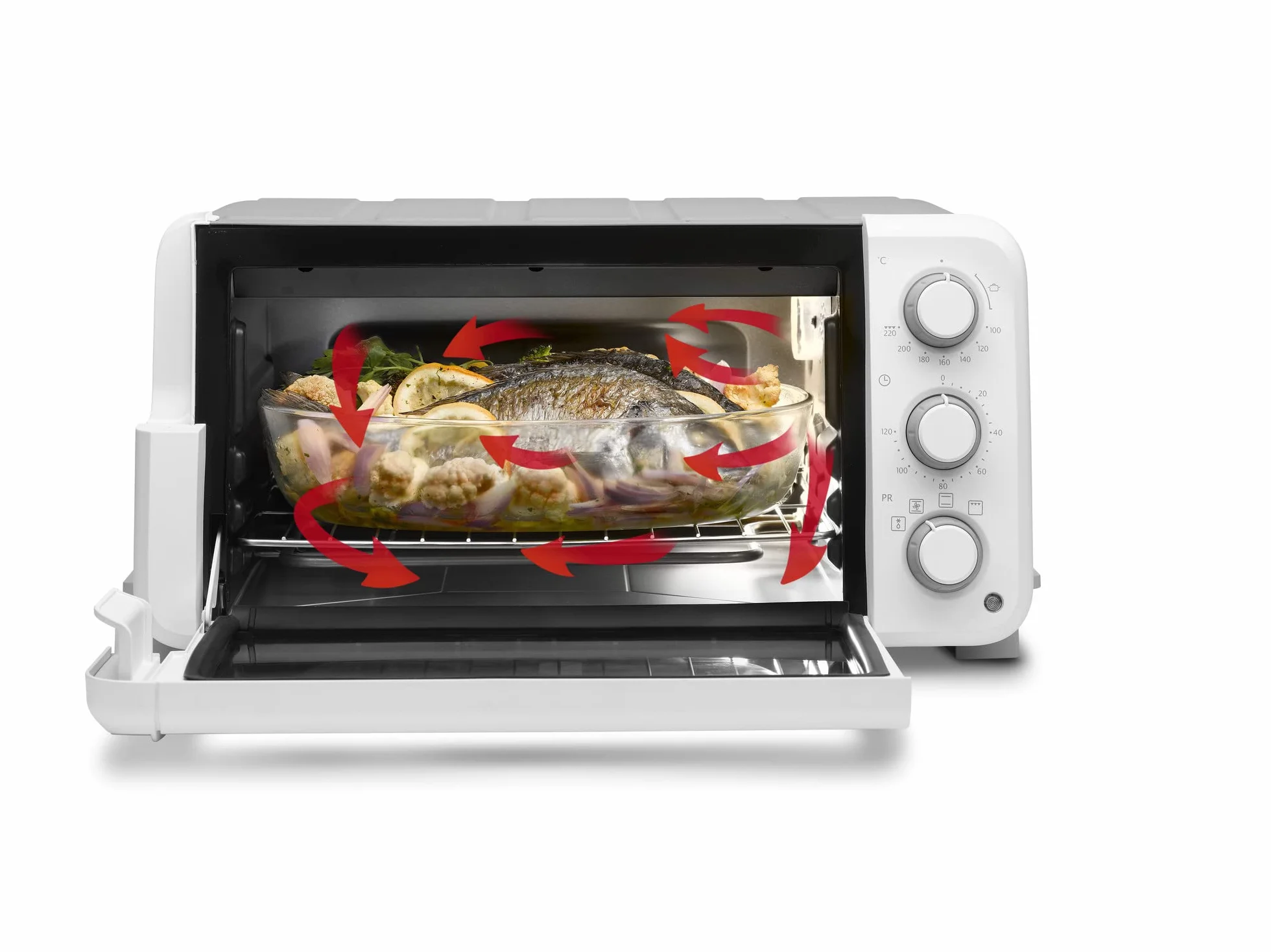 De'Longhi EO12512.WG Piekarnik Elektryczny 12L 1400W Wentylatorowy Grill