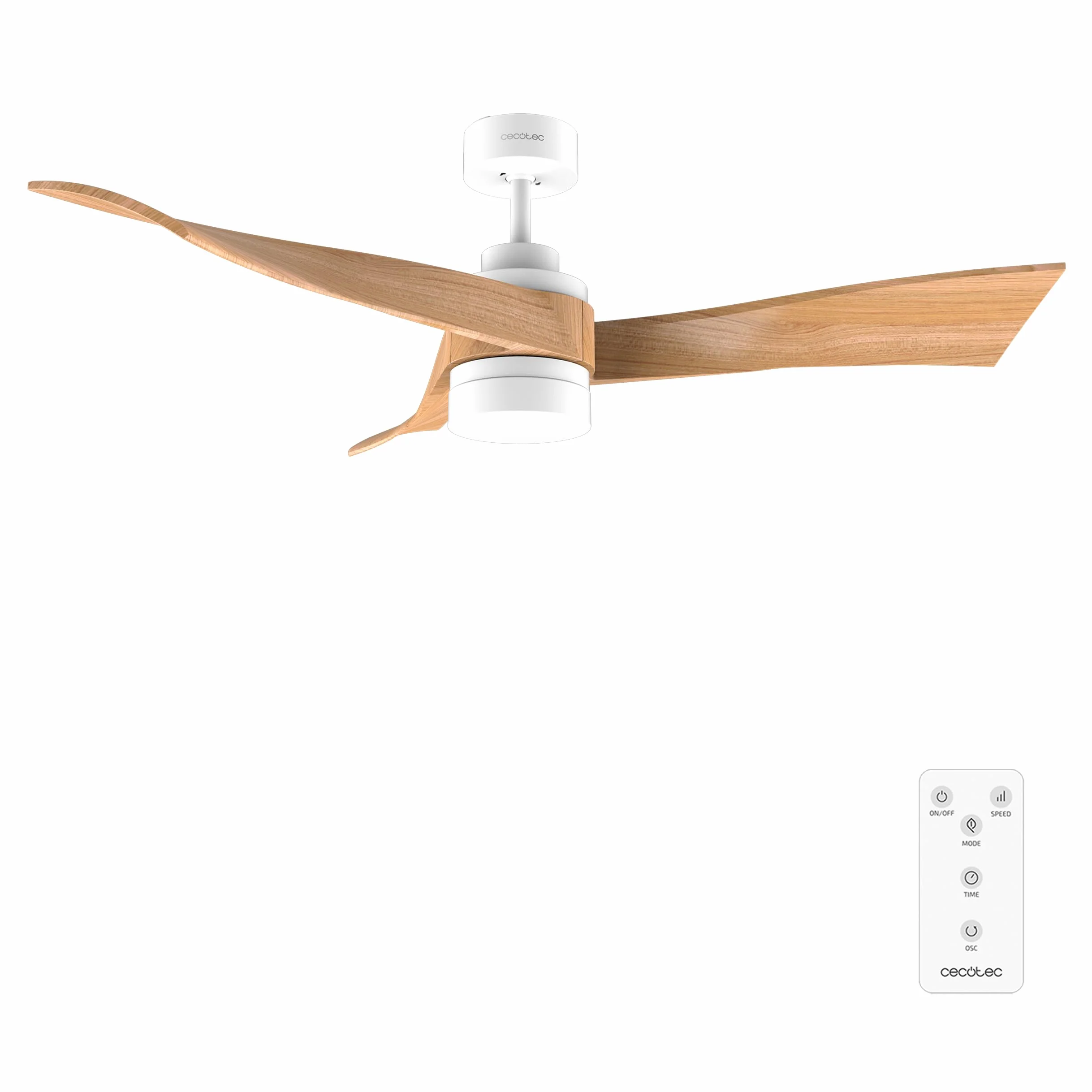Cecotec Wentylator sufitowy EnergySilence Aero 5280 40 W 52" LED 18 W pilot timer tryb zima-lato