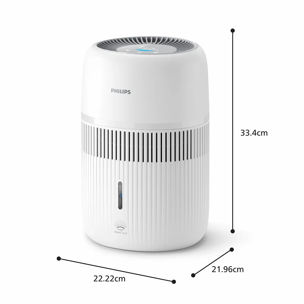 Philips Ewaporacyjny Nawilżacz Powietrza Serii 4000, 3,5 l, 275 ml/h, 41 m², Biały