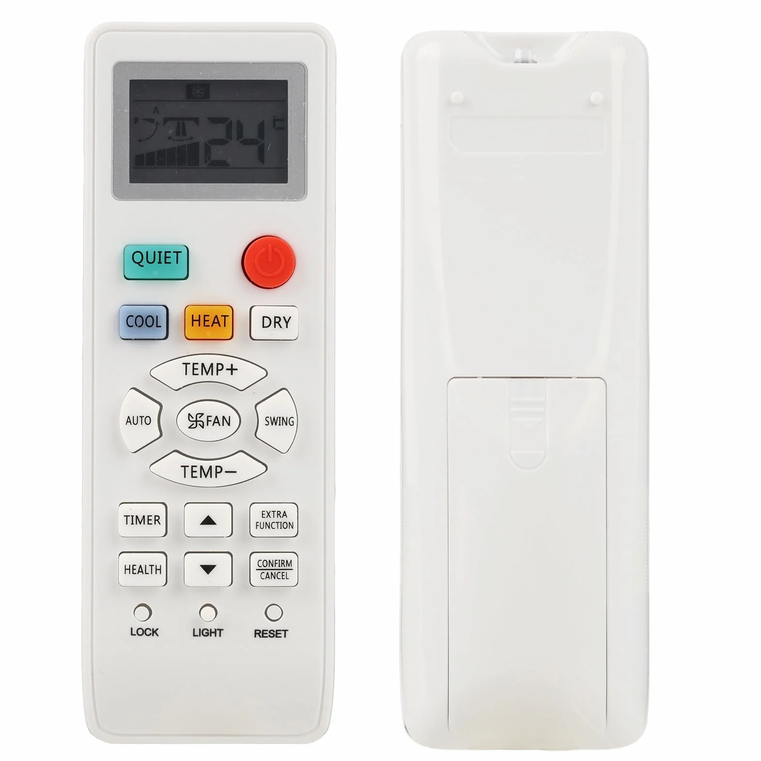 Pilot kompatybilny z klimatyzacją Haier YR-HD01, YL-HD04, YR-HD06, YL-HD02, HA-0361, zamiennik pilota z funkcją timera, ergonomiczny i wysokiej jakości