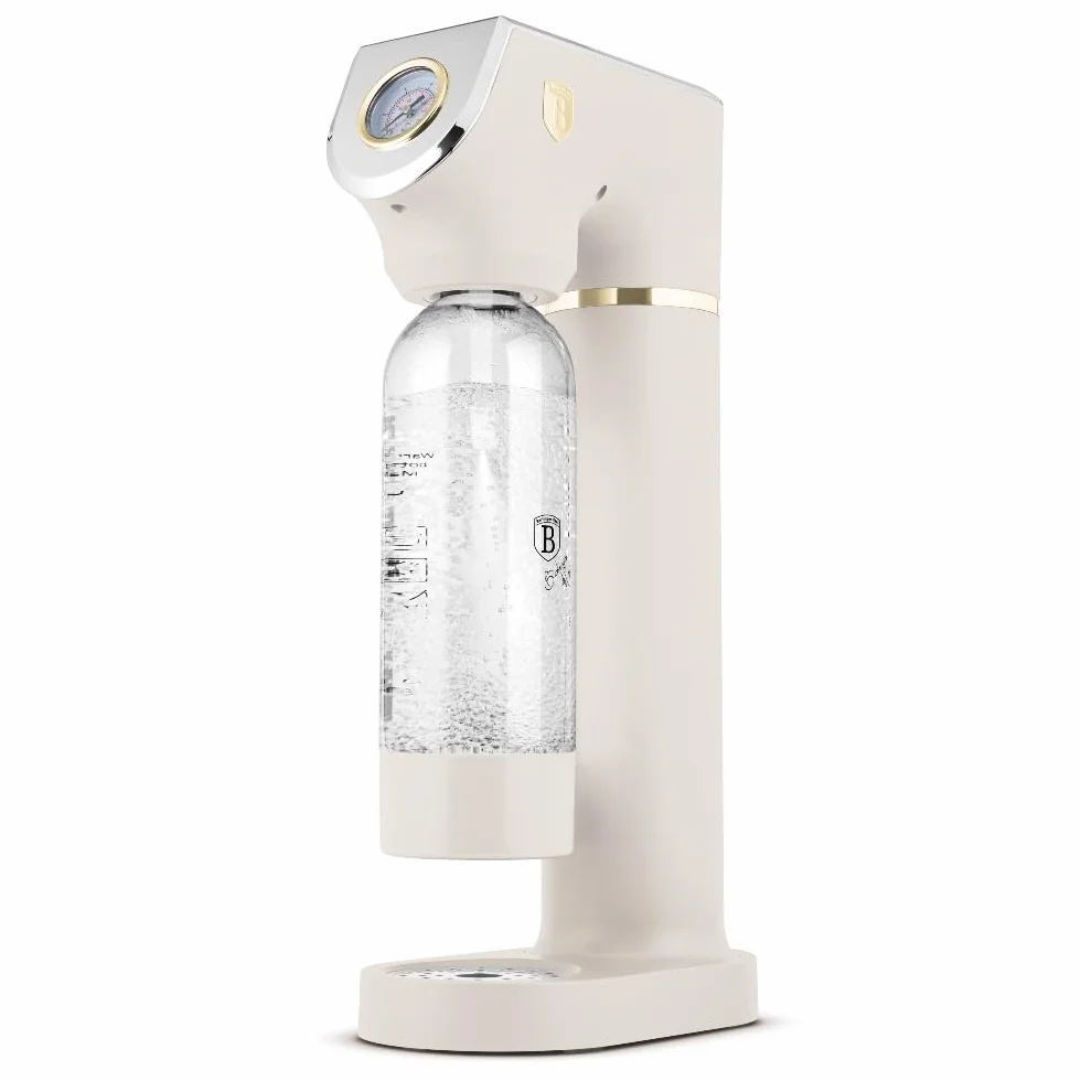 Berlinger Haus Sodabar Saturator do wody gazowanej z barometrem 2 butelki 1 L 0,5 L