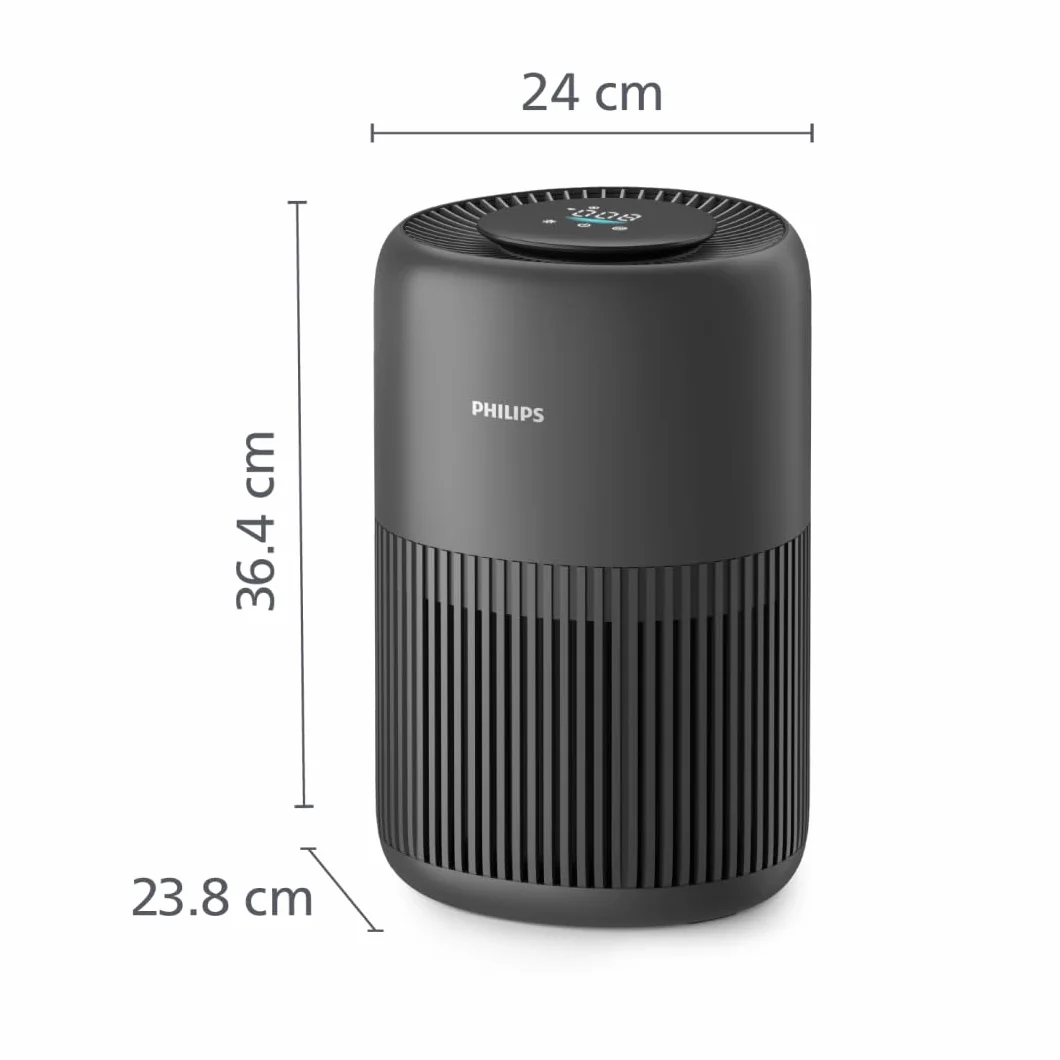 Philips Oczyszczacz powietrza serii 900, HEPA NanoProtect + filtr z węglem aktywnym, CADR 250 m³/h dla alergików 65 m², cichy, inteligentny i energooszczędny (AC0951/13)