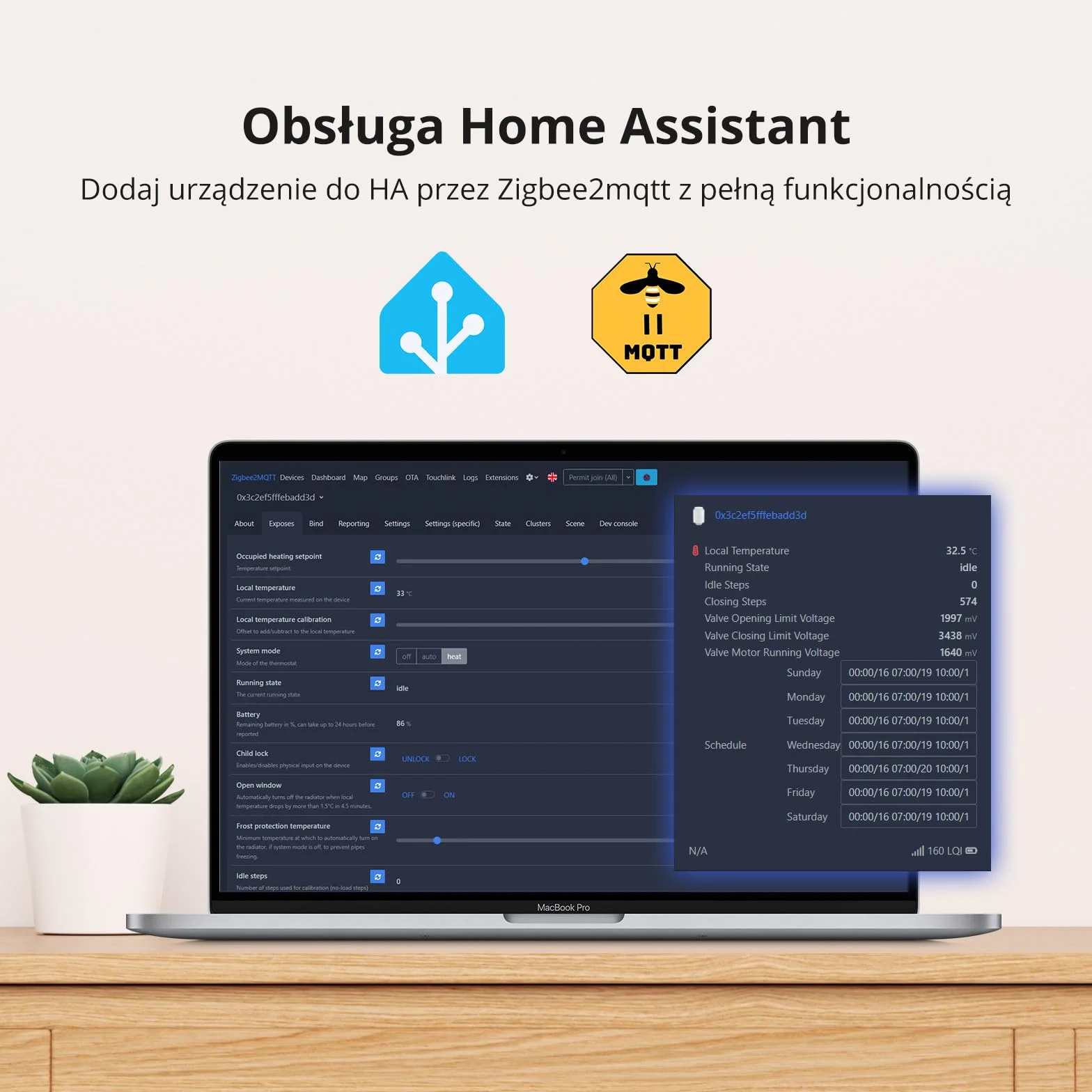 SONOFF TRVZB Zigbee Thermostatic Radiator Valve 4PCS Inteligentny Termostat z Aplikacją Kompatybilny z Alexa Home Assistant 6 Adapterów