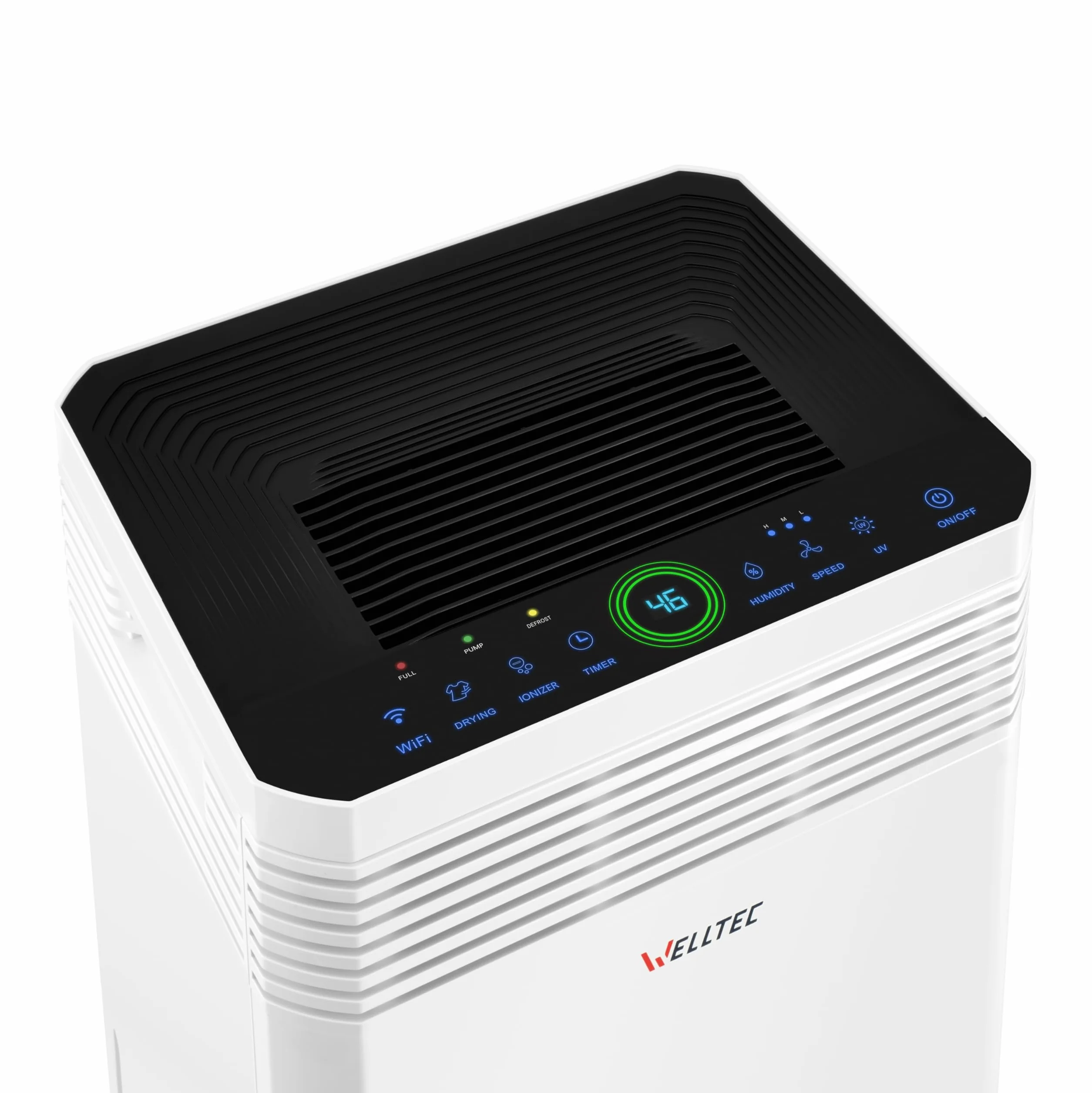 Osuszacz powietrza Welltec DHN60 Pro z filtrem węglowym i lampą UV do oczyszczania powietrza