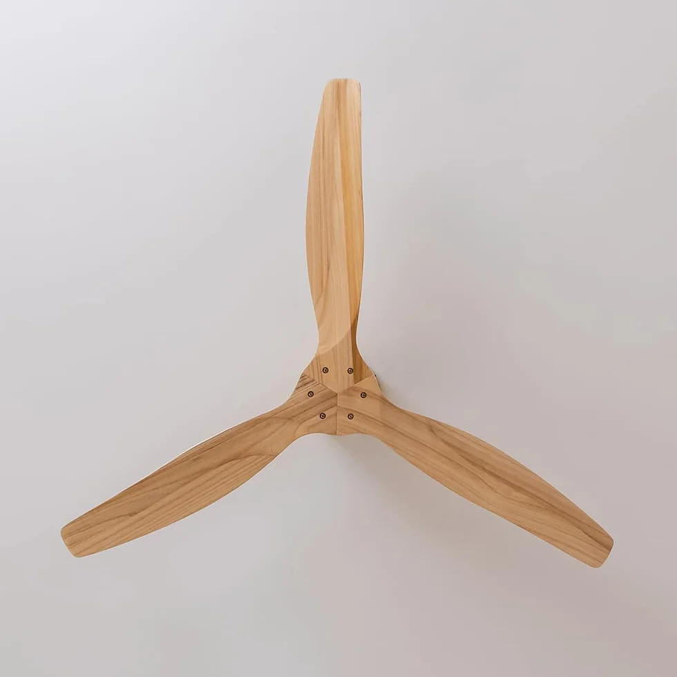 Cecotec - Wentylator sufitowy EnergySilence Aero 5270 WhiteWood - Silnik 40W DC, Średnica 132 cm, Sterowanie, Timer, 6 prędkości, Lato i zima, Regulacja wysokości 15 lub 25 cm, Cichy