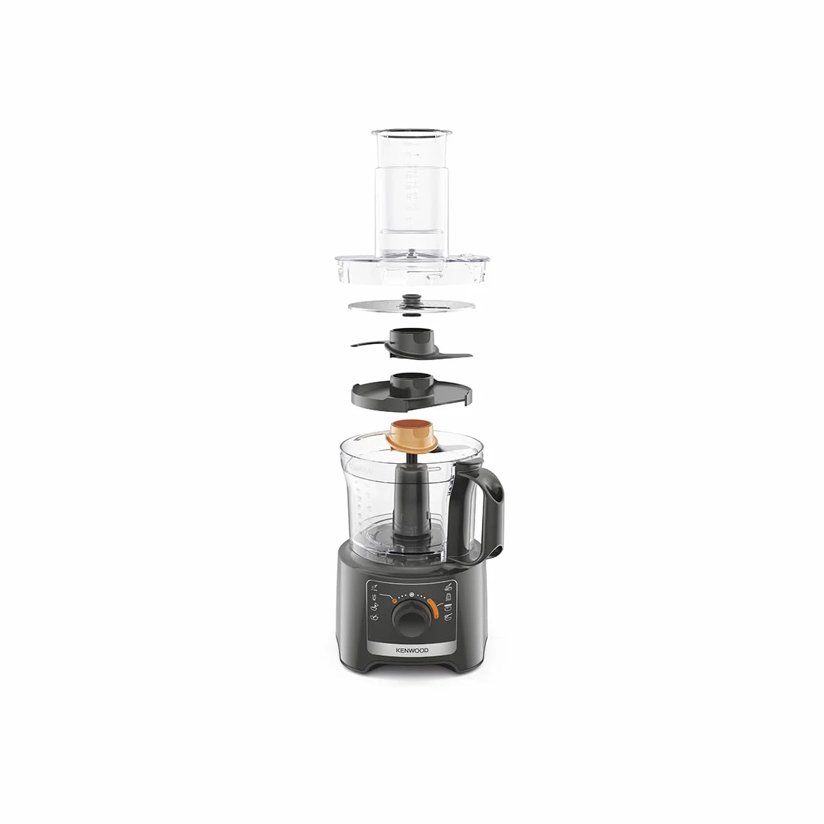 Kenwood MultiPro Compact FDP31.360GY robot kuchenny wielofunkcyjny 1,2l 2 prędkości pulse