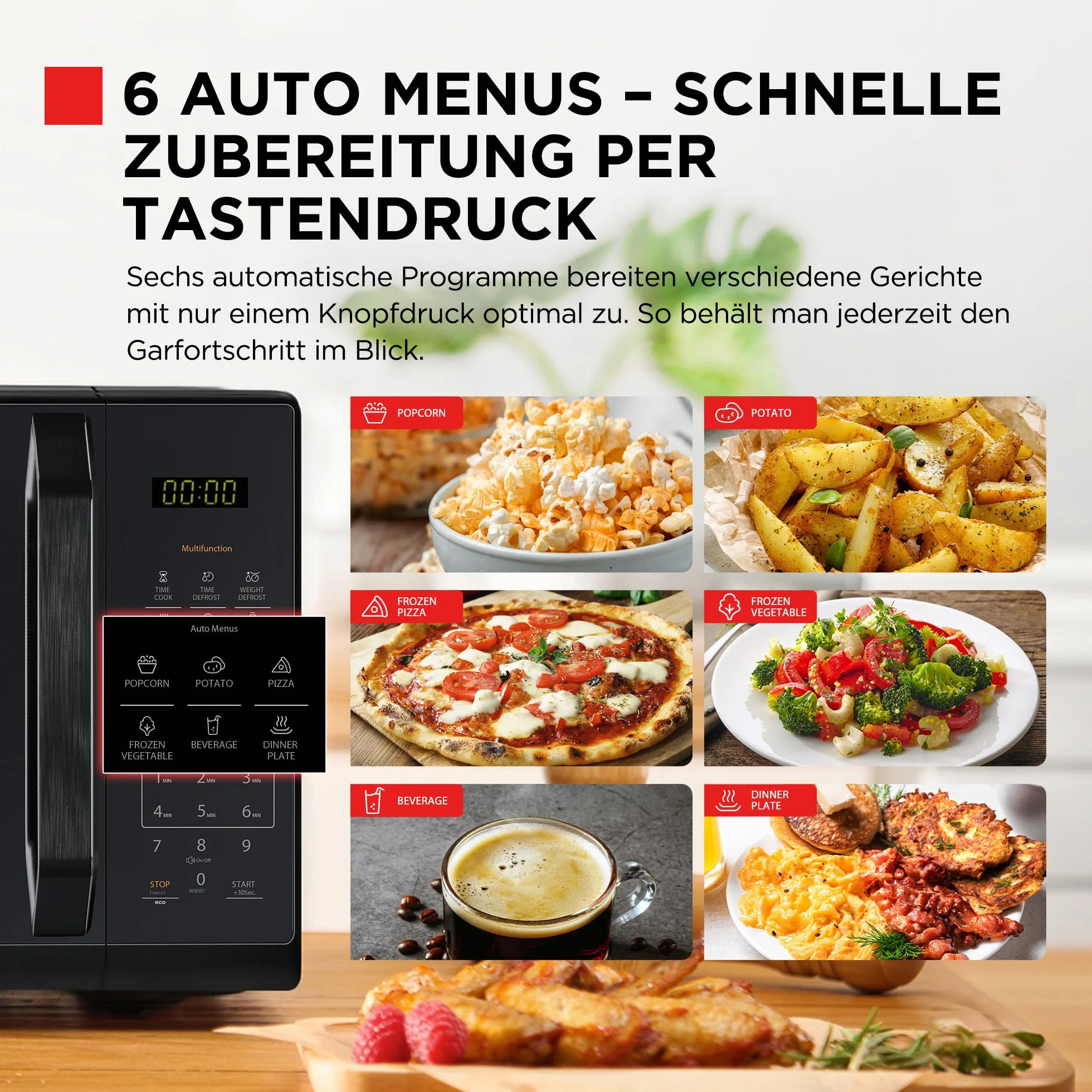 TOSHIBA Kuchenka mikrofalowa 20L 800W Cyfrowa Solo 11 poziomów mocy 6 programów