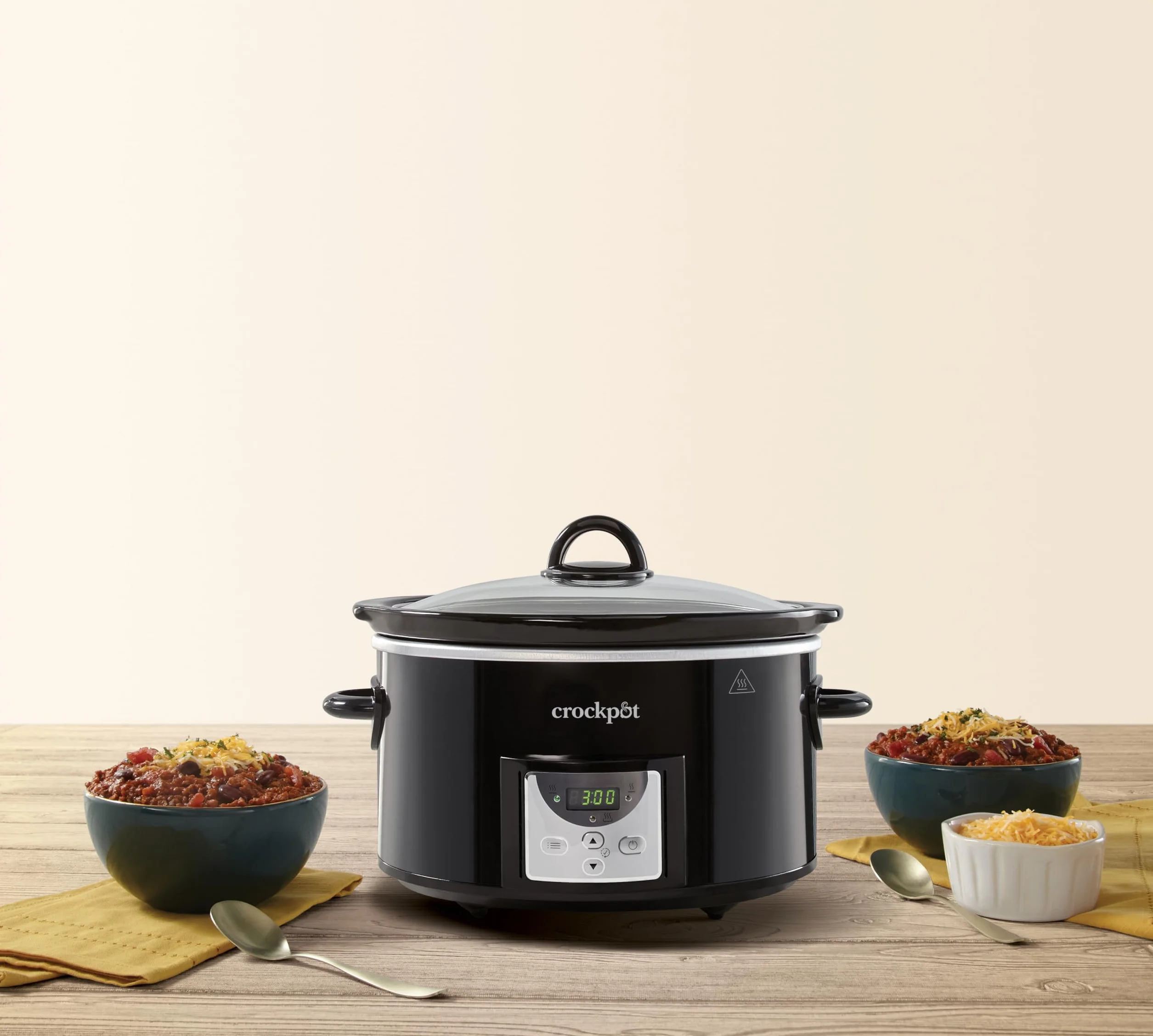 Crockpot cyfrowy wolnowar 3,5 l programowalny timer czarny CSC113X