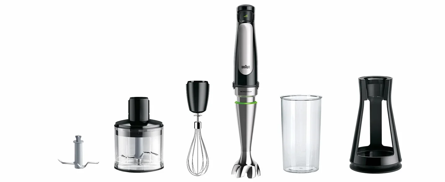 Braun Activeblade Blender Ręczny, Czarny/Srebrny, 500 ml