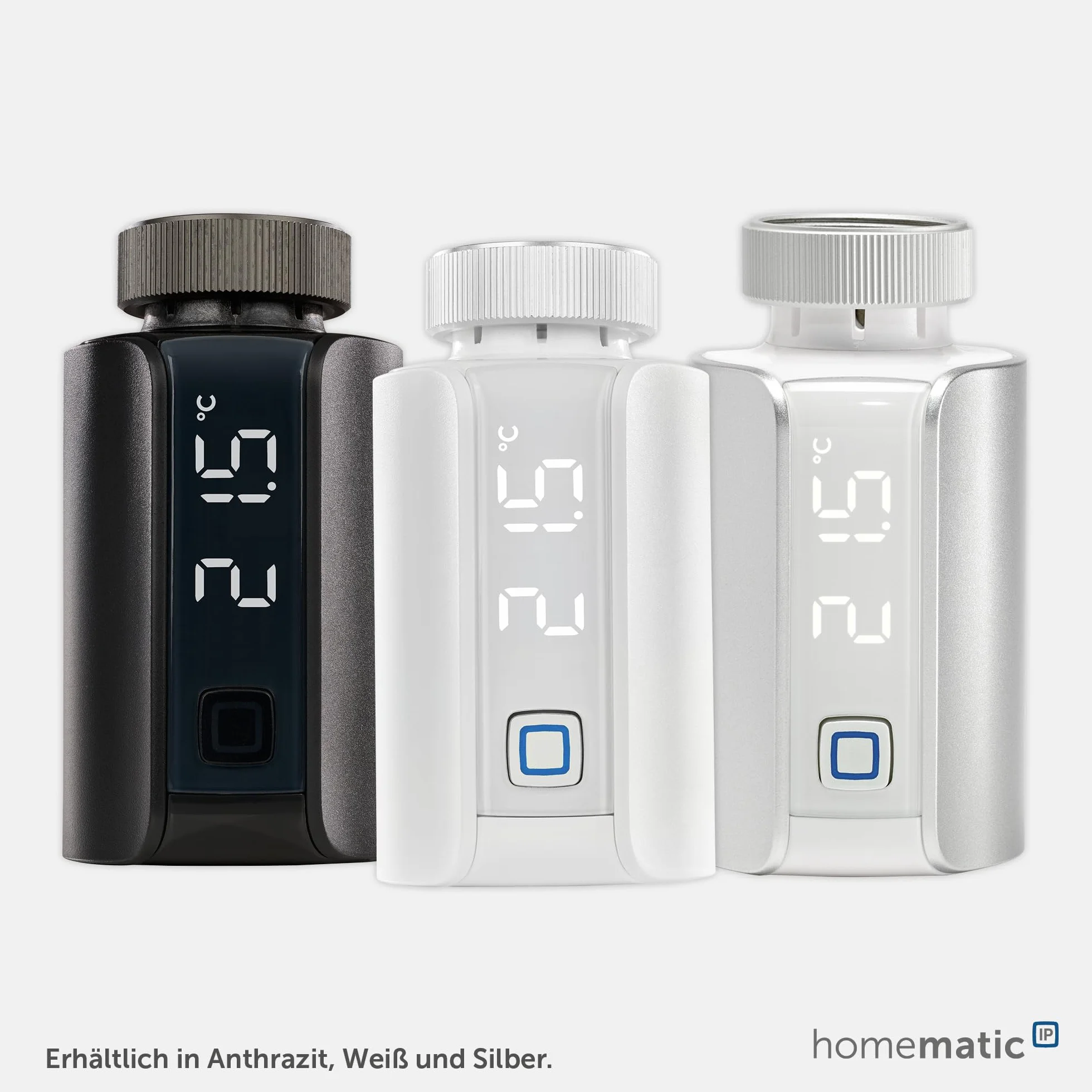 Homematic LP Smart Home termostat do grzejnika EVO, Biały, 53 x 55 x 94 mm