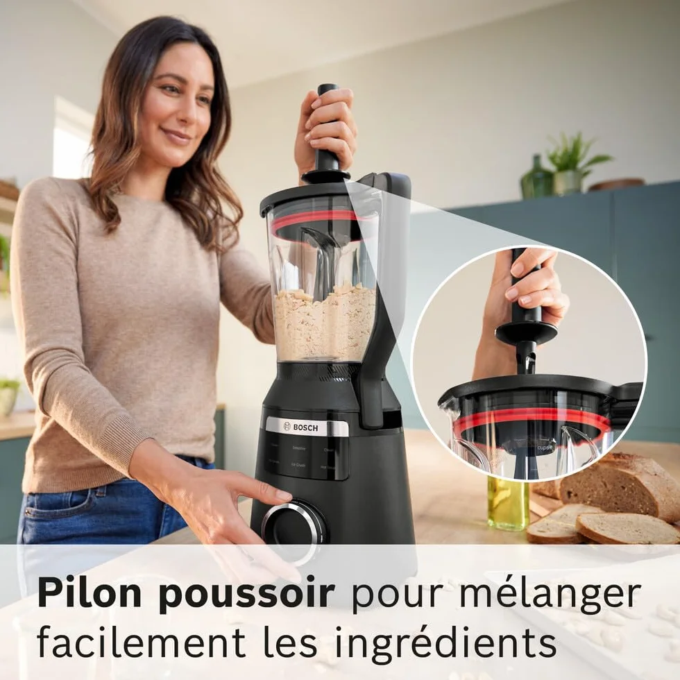 Bosch Blender wysokoobrotowy VitaPower MMB6652B 1800 W 45000 obr./min dzbanek Tritan ProSpeed
