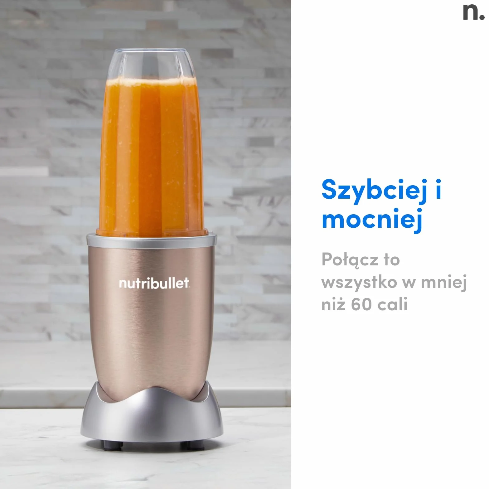 Nutribullet Pro 900, blender elektryczny, rozdrabniacz, blender do smoothie, wielofunkcyjny rozdrabniacz, zlewka 700 ml, NB904CP