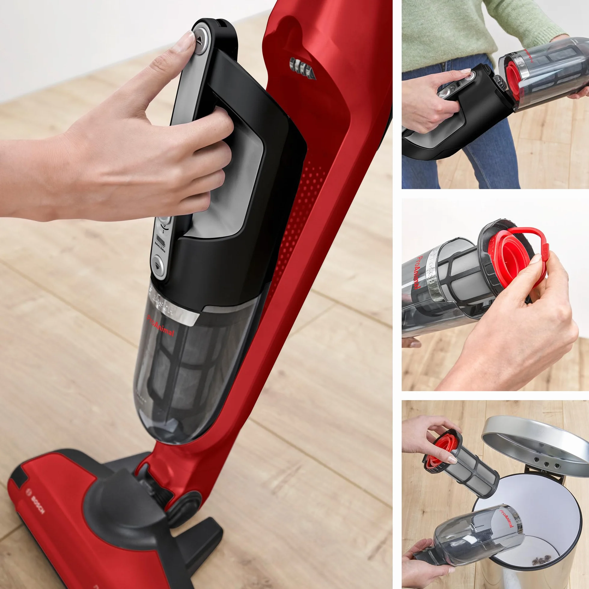 Bosch Flexxo Gen2 Serie 4 ProAnimal BBH3ZOO28 Bezprzewodowy Odkurzacz Ręczny i Pionowy 2w1 28 Vmax