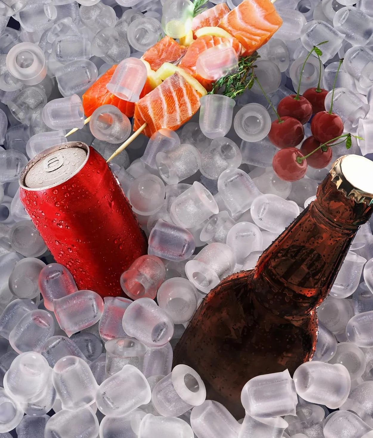 ecozy Maszyna do kostek lodu Samoczyszcząca 12 KG/24H 2 rozmiary