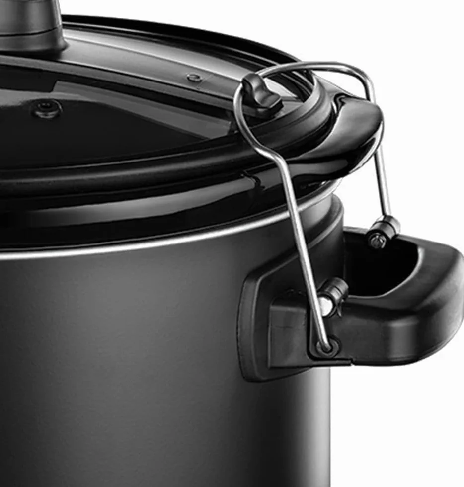 Russell Hobbs Wolnowar 6,5l Ceramiczny Wyjmowany Garnek Regulacja Temperatury 350W Czarny Matowy 25630-56