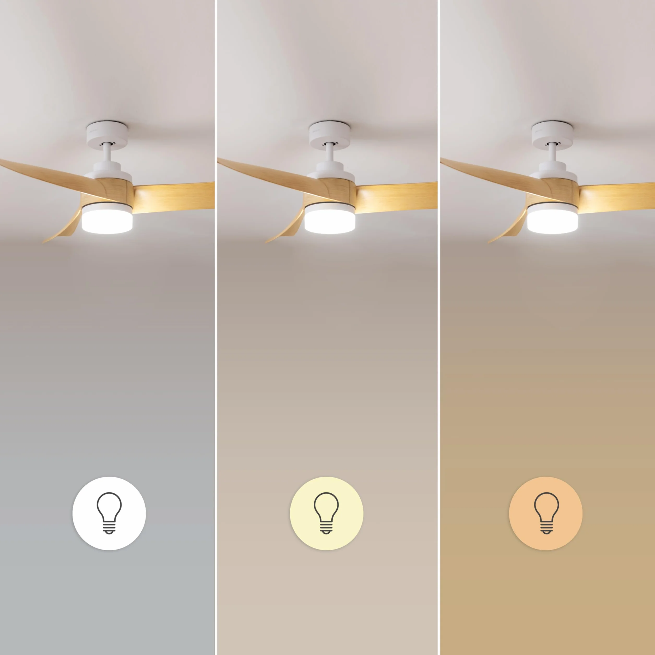 Cecotec Wentylator sufitowy EnergySilence Aero 5280 40 W 52" LED 18 W pilot timer tryb zima-lato
