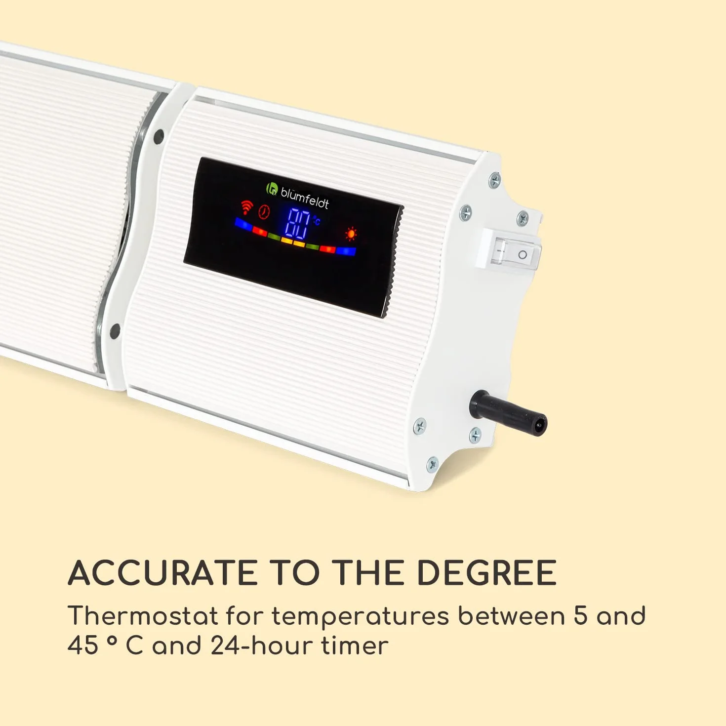 Blumfeldt Cosmic Beam Smart promiennik podczerwieni 3000 W biały