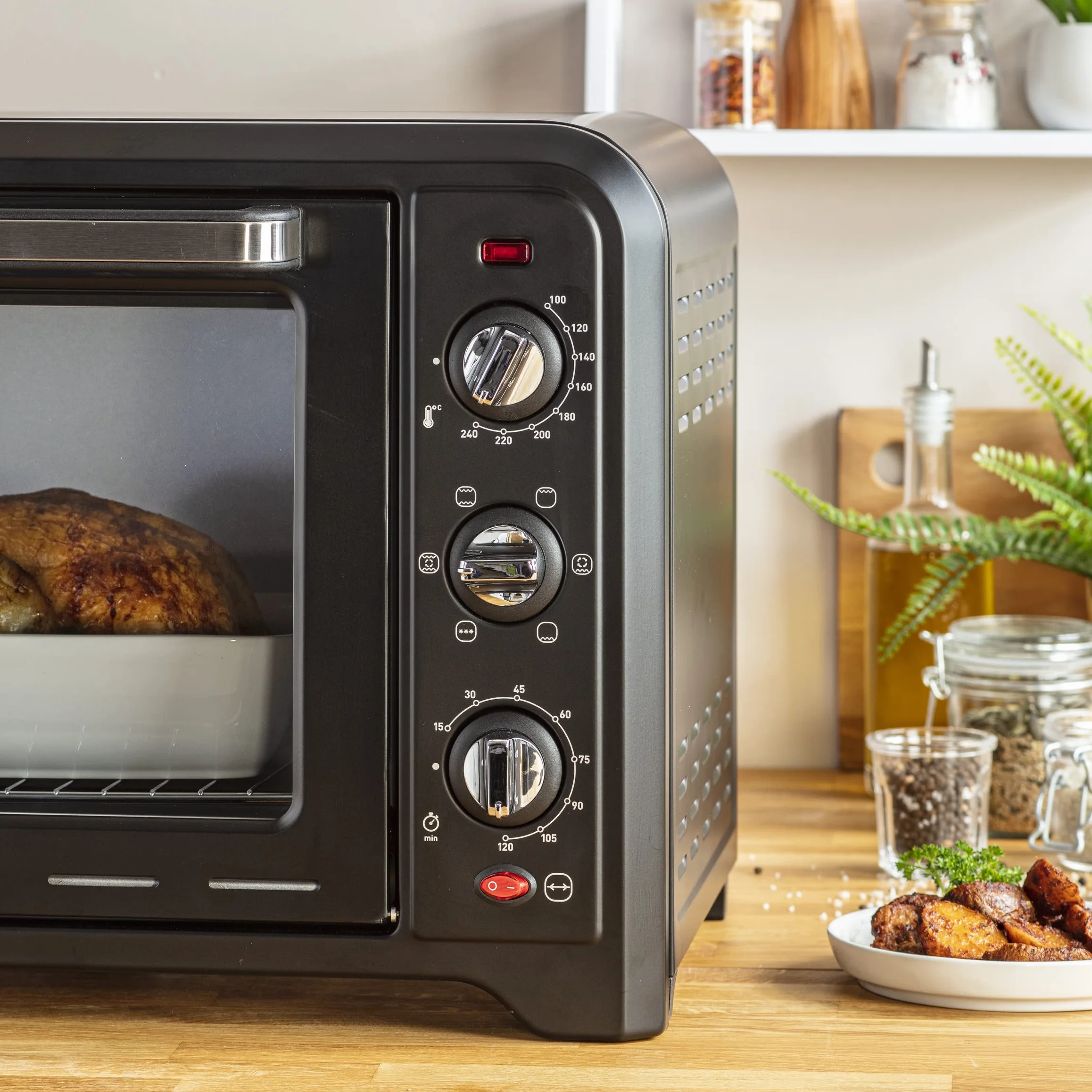 Moulinex Piekarnik elektryczny Optimo OX485810, pojemność 39 litrów, 220-240V, 50-60Hz, 2000W