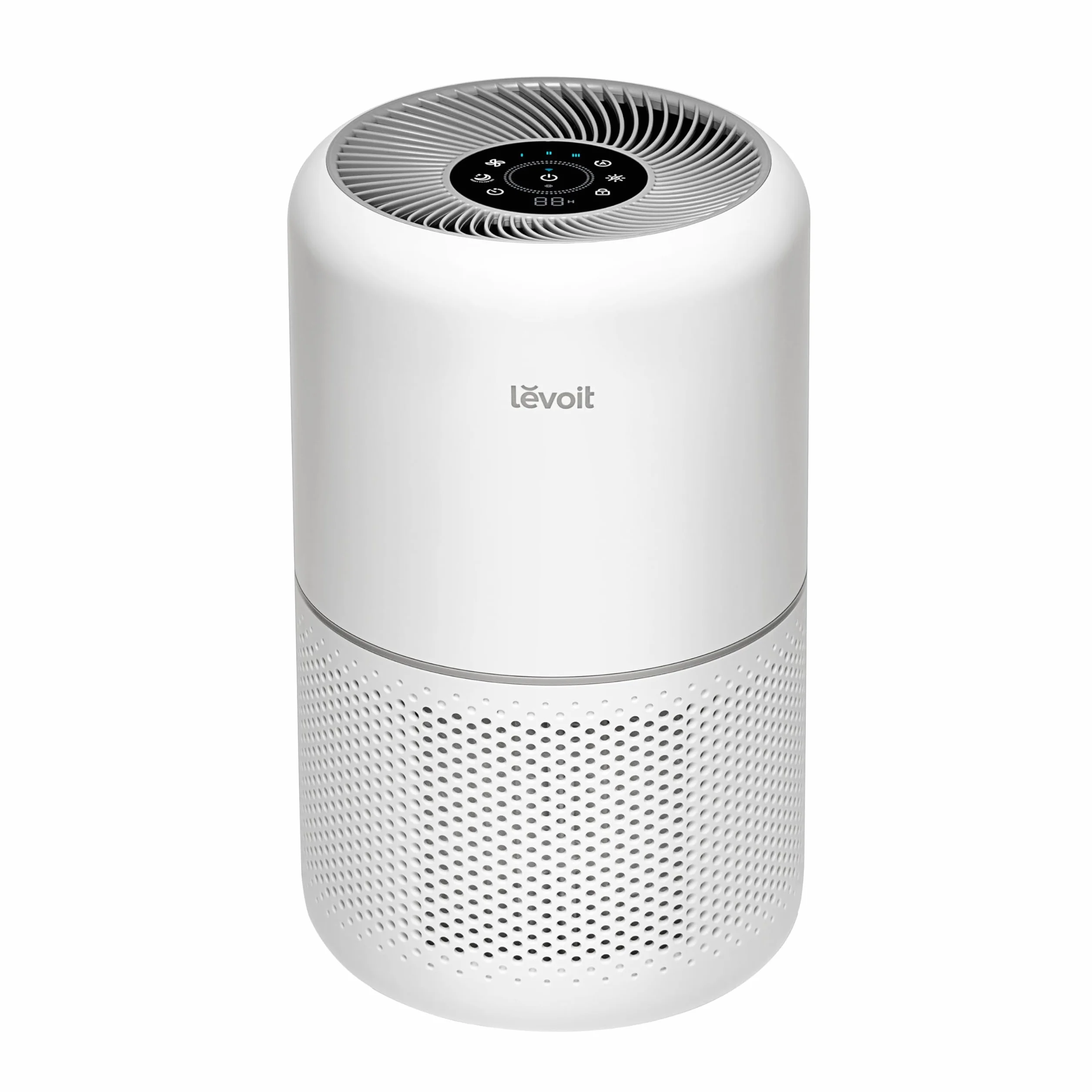 LEVOIT Core300S-P Air Purifier HEPA Smart WiFi Quiet for Home Large Room Pet Hair Allergies Dust Smoke Pollen White Noise Alexa Control