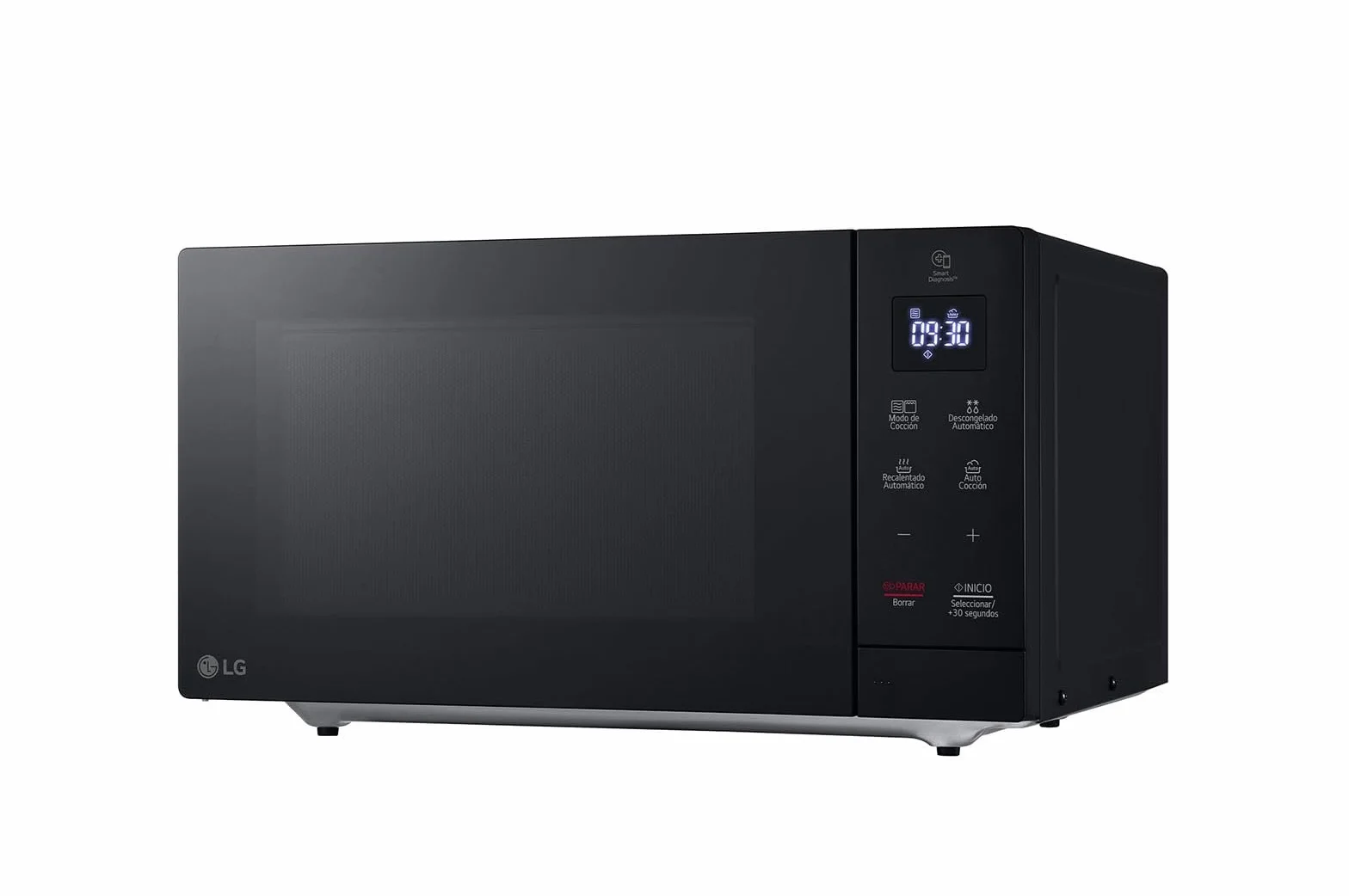 LG MH7032JAS kuchenka mikrofalowa (30 l, 1000 W) z grillem (wyświetlacz LED, 28 automatycznych programów, łatwa pielęgnacja), czarna