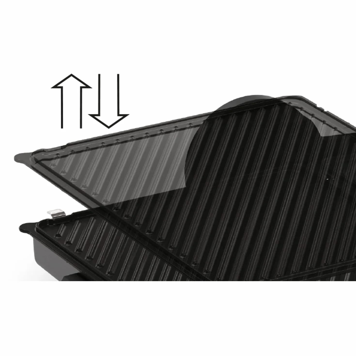 Bosch Grill elektryczny TCG4215, 2000 W, 3 pozycje grillowania, podwójna regulacja temperatury, wyjmowane płyty, łatwe czyszczenie
