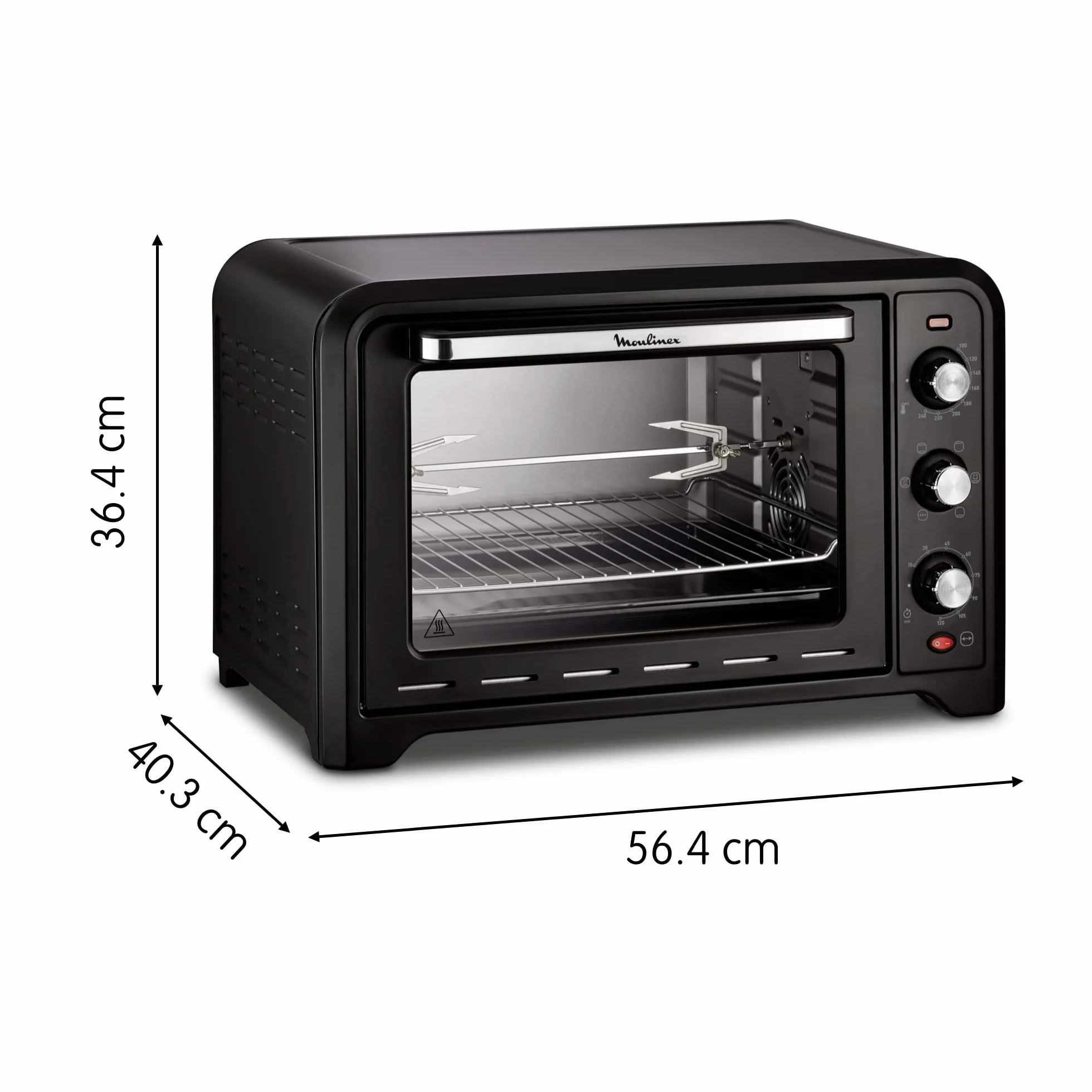 Moulinex Piekarnik elektryczny Optimo OX485810, pojemność 39 litrów, 220-240V, 50-60Hz, 2000W