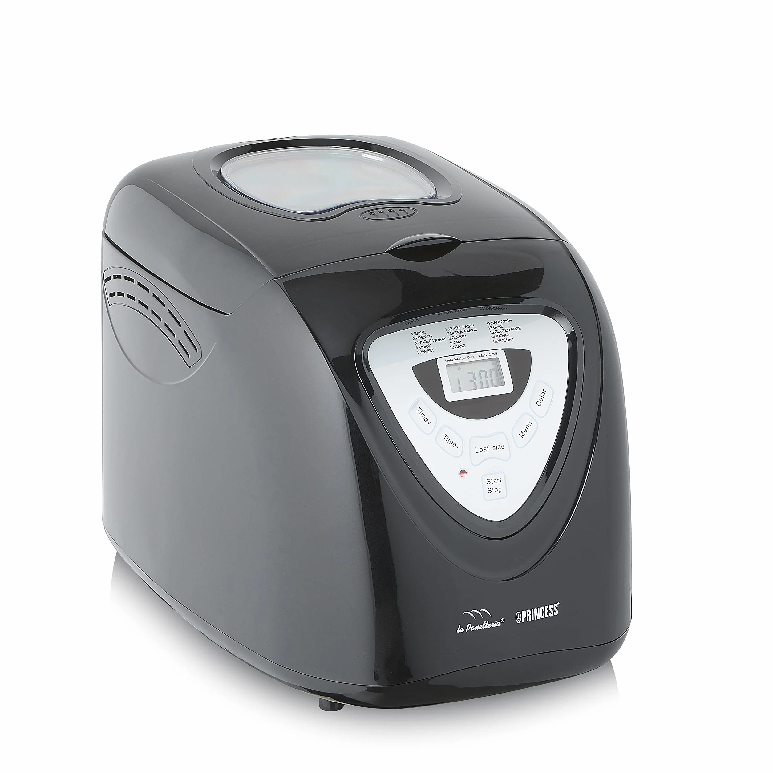Maszyna do wypieku chleba Princess 152009 Bread Maker – idealna w przypadku specjalnej diety lub alergii na gluten – 15 programów do 900 gramów chleba - moc 600 W