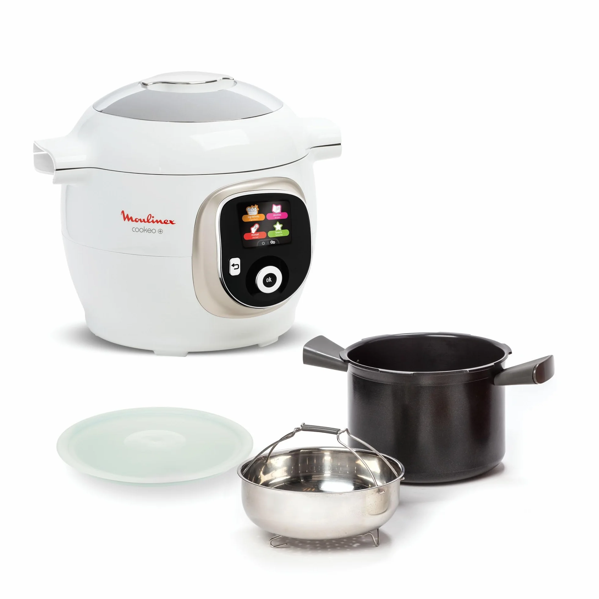 Moulinex Cookeo Inteligentny multicooker 6L 1600W 150 przepisów biały