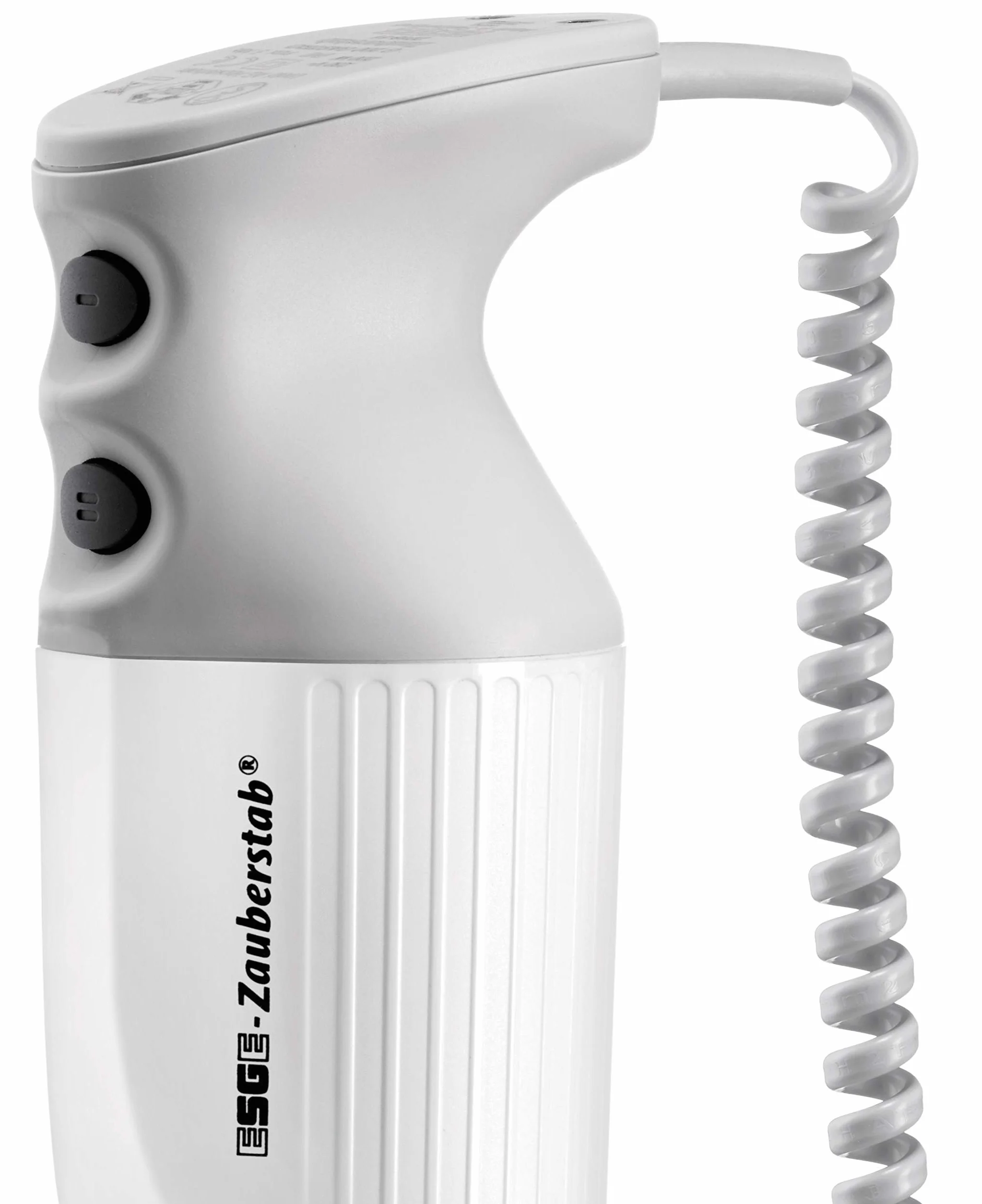 ESGE Zauberstab P 350 Profi, blender ręczny biały wraz z nożem wielofunkcyjnym, do 22 000 obr./min, 90880, biały/szary