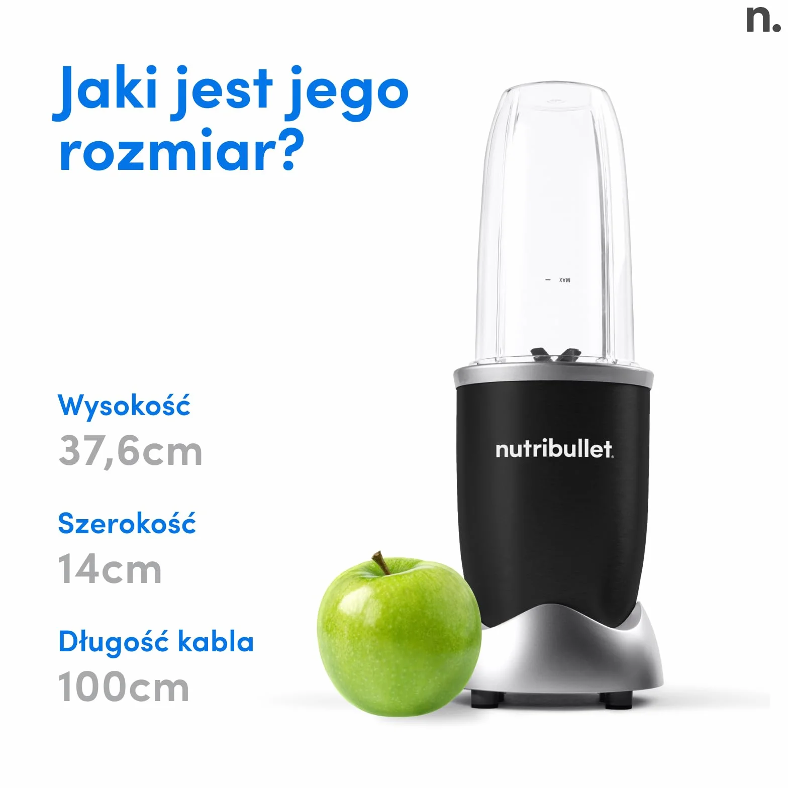 Nutribullet Pro 900 blender elektryczny 700 ml NB904B