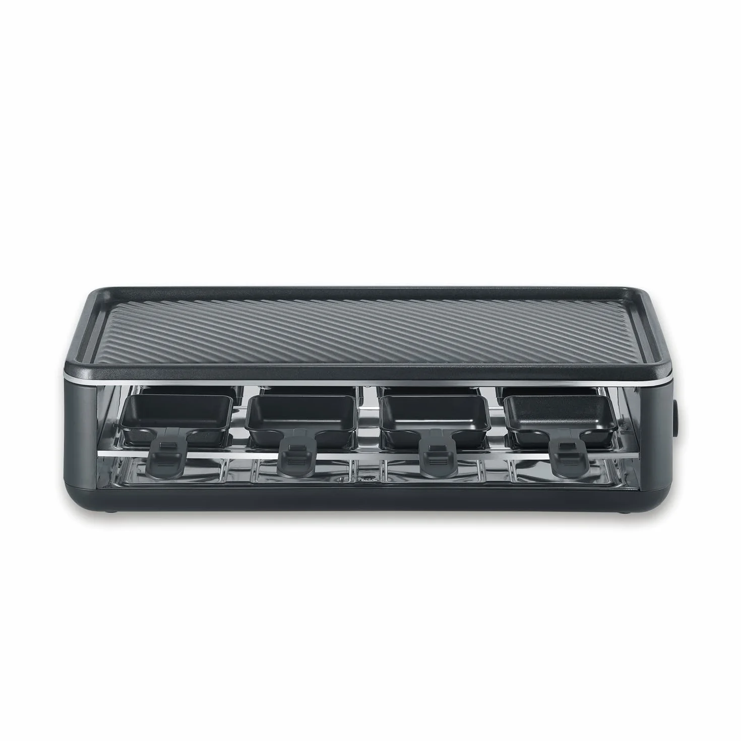 SEVERIN Raclette Grill 1300 W z 8 patelniami, powłoka nieprzywierająca, czarny RG 2365