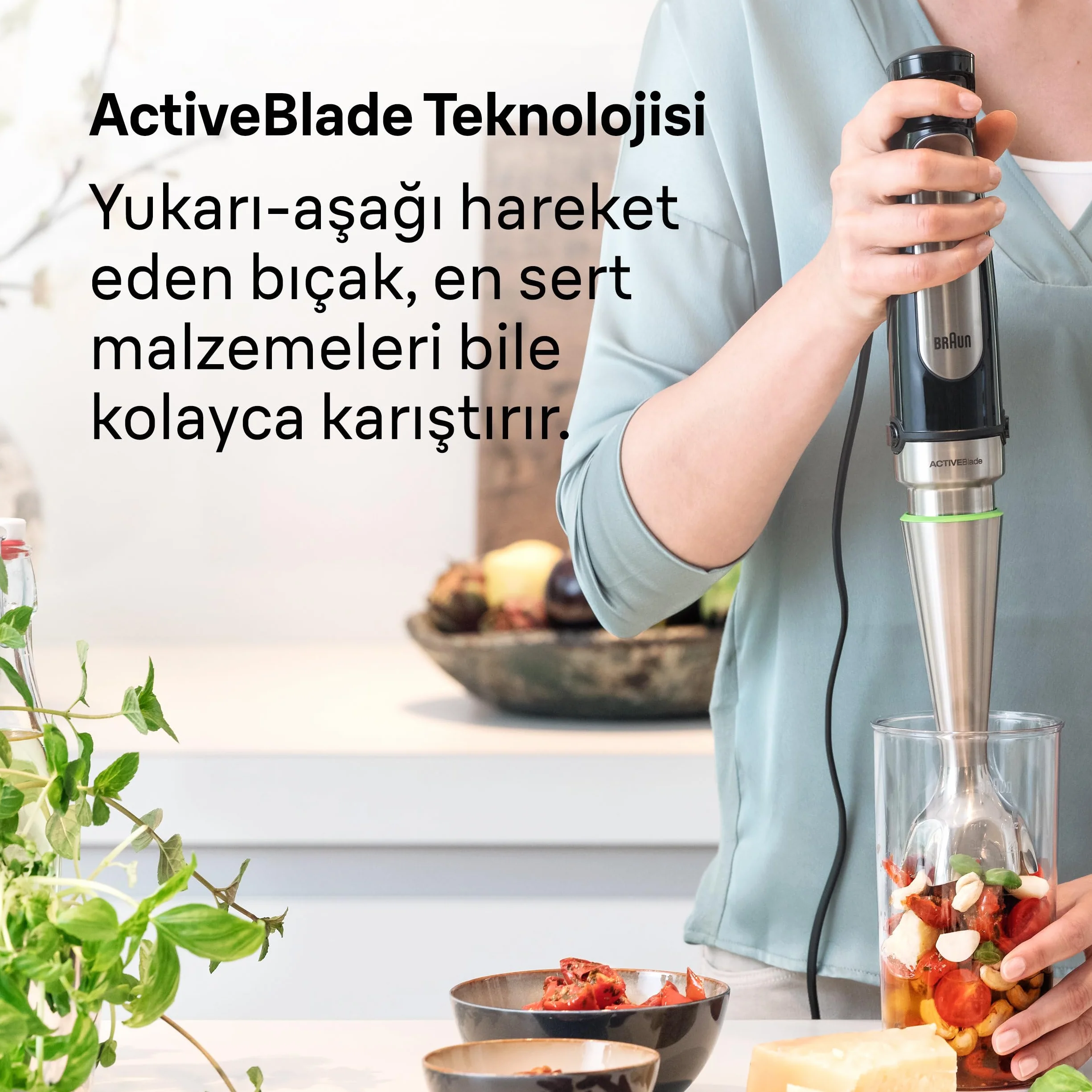 Braun MultiQuick 7 MQ 7075X blender ręczny immersyjny ze stali nierdzewnej ActiveBlade