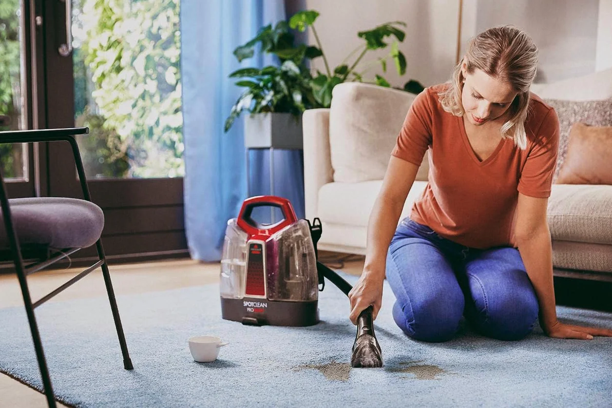 BISSELL SpotClean ProHeat, Odkurzacz Piorący do Tapicerki, Odkurzacz Wodny z Technologią HeatWave, Odkurzacz do Prania Dywanów, Tapicerki, Samochodów, Kanapy i Innych, Mocny Silnik 330W, 36988