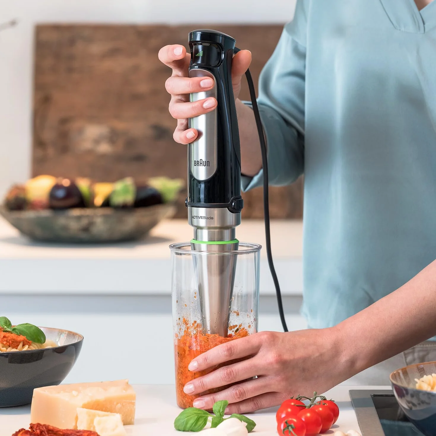 Braun Activeblade Blender Ręczny, Czarny/Srebrny, 500 ml