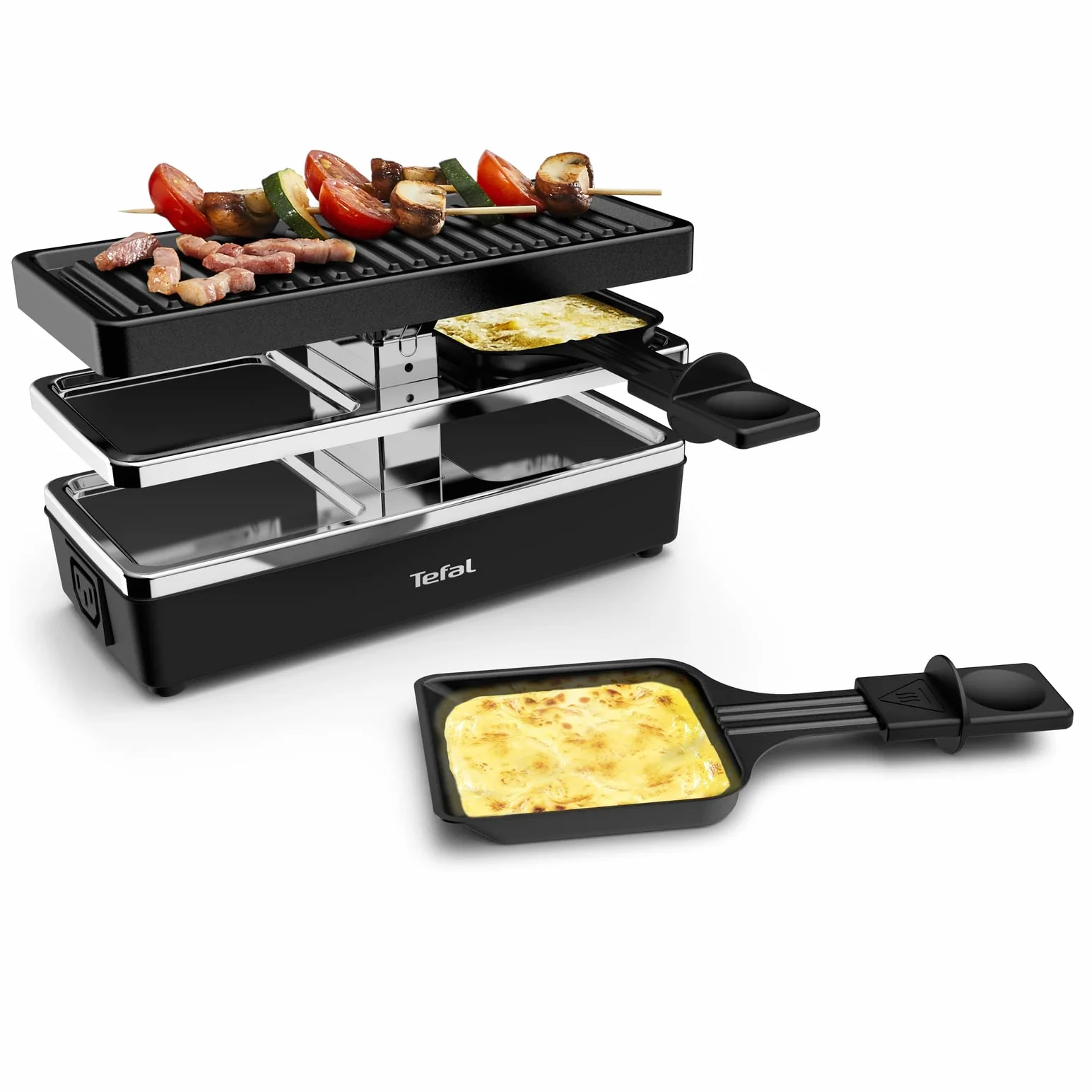 Tefal Przyrząd do rakli 2-osobowy modułowy Plug & Share YY5249FB czarny