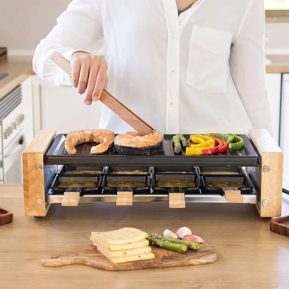 Cecotec Drewniane Raclette