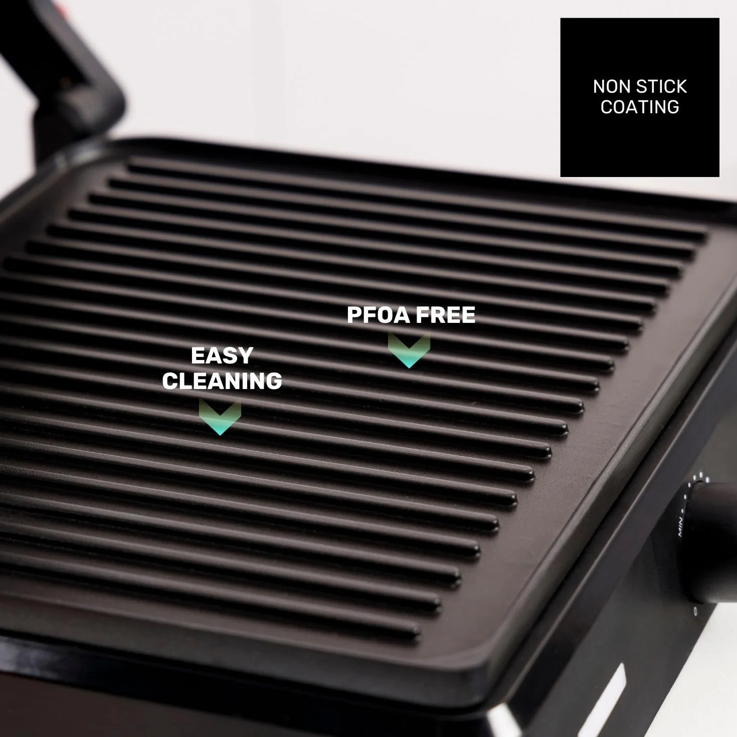 Taurus Grill i żelazko 2 w 1 2600 W Nieprzywierające płyty 29 x 23 cm Regulacja wysokości i przysłony 180°