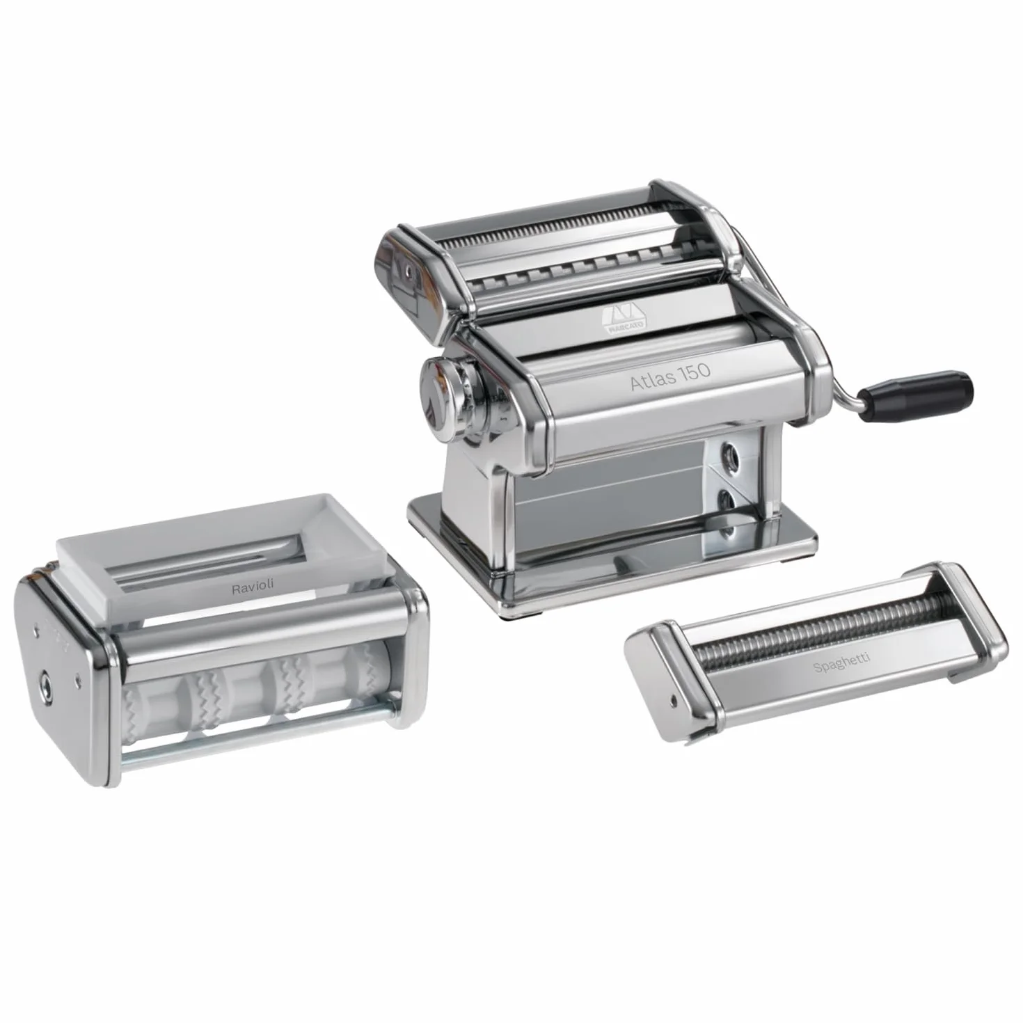 Marcato Gs-Pastaset Maszynka do Makaronu, Srebrny, 20 x 20,7 x 15,5 cm