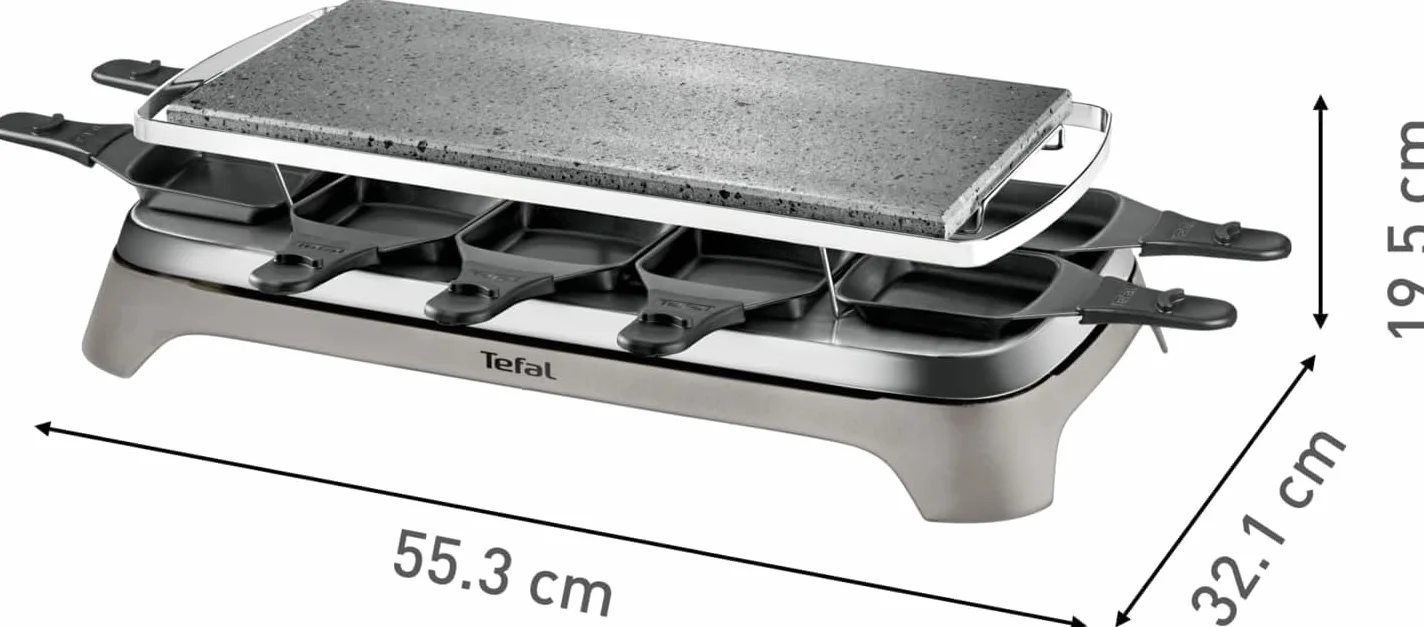 Tefal Pierrade Grill 1350 W Szary