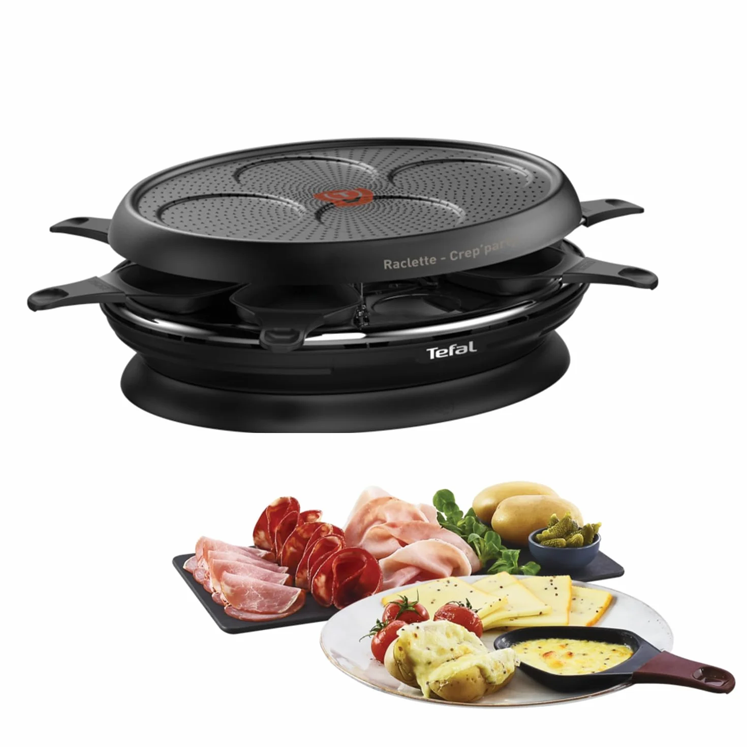 Tefal Przyrząd do rakli 1050 W Powerglide Thermo-Spot Store'inn czarny