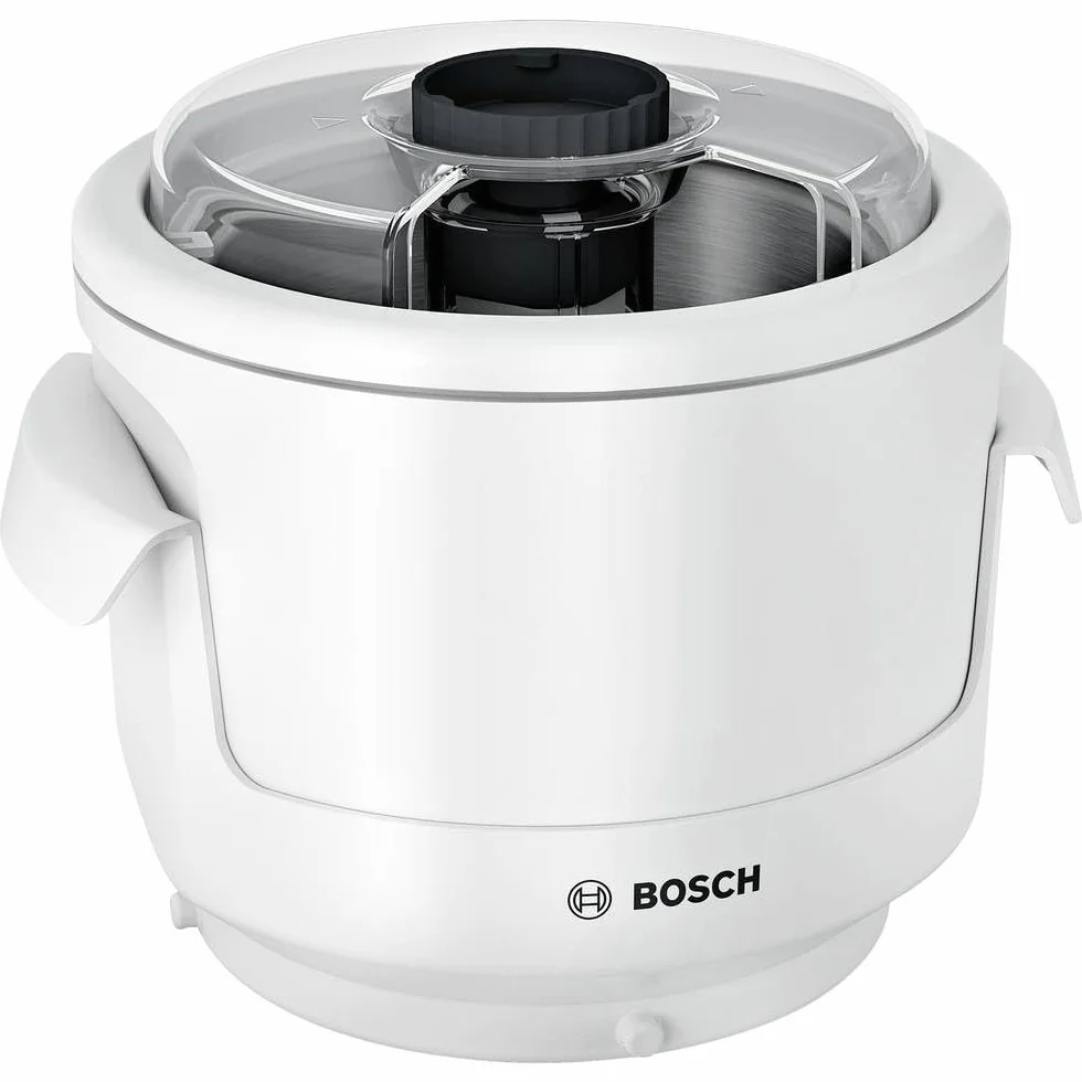 Bosch Hausgeräte MUZ9EB1 Optimum Maszyna do Lodów, Tworzywo Sztuczne, 550 ml, Biały/Czarny