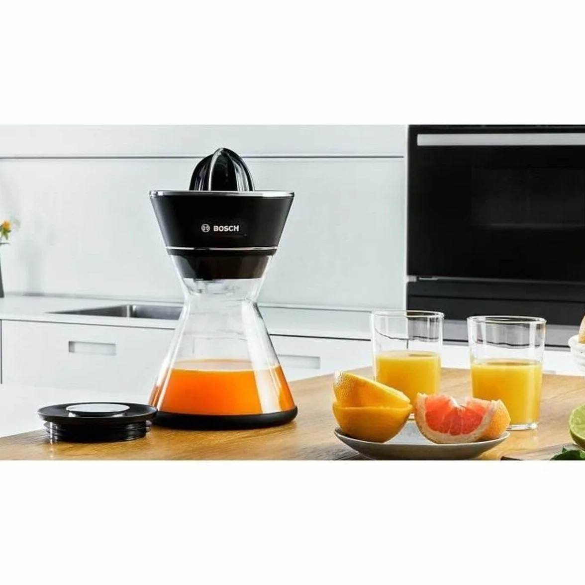 Bosch Wyciskarka Do Cytrusów MCP72GPB VitaStyle Citro, Tworzywo Sztuczne/Szkło, 40 W, Czarny