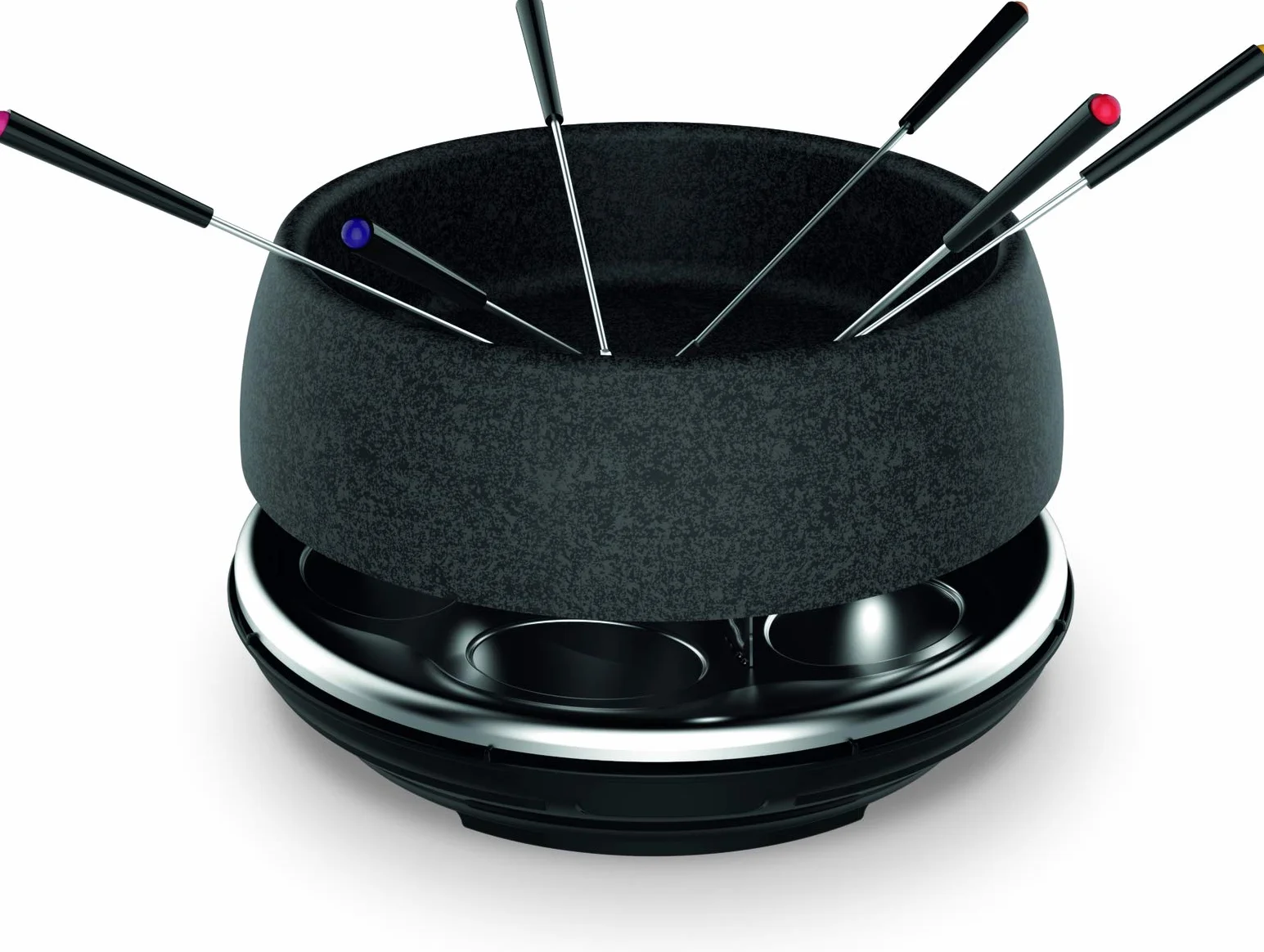 Tefal Raclette & Fondue Cheese'n Co RE12C8 elektryczny grill raclette z fondue dla 6 osób 6 patelni