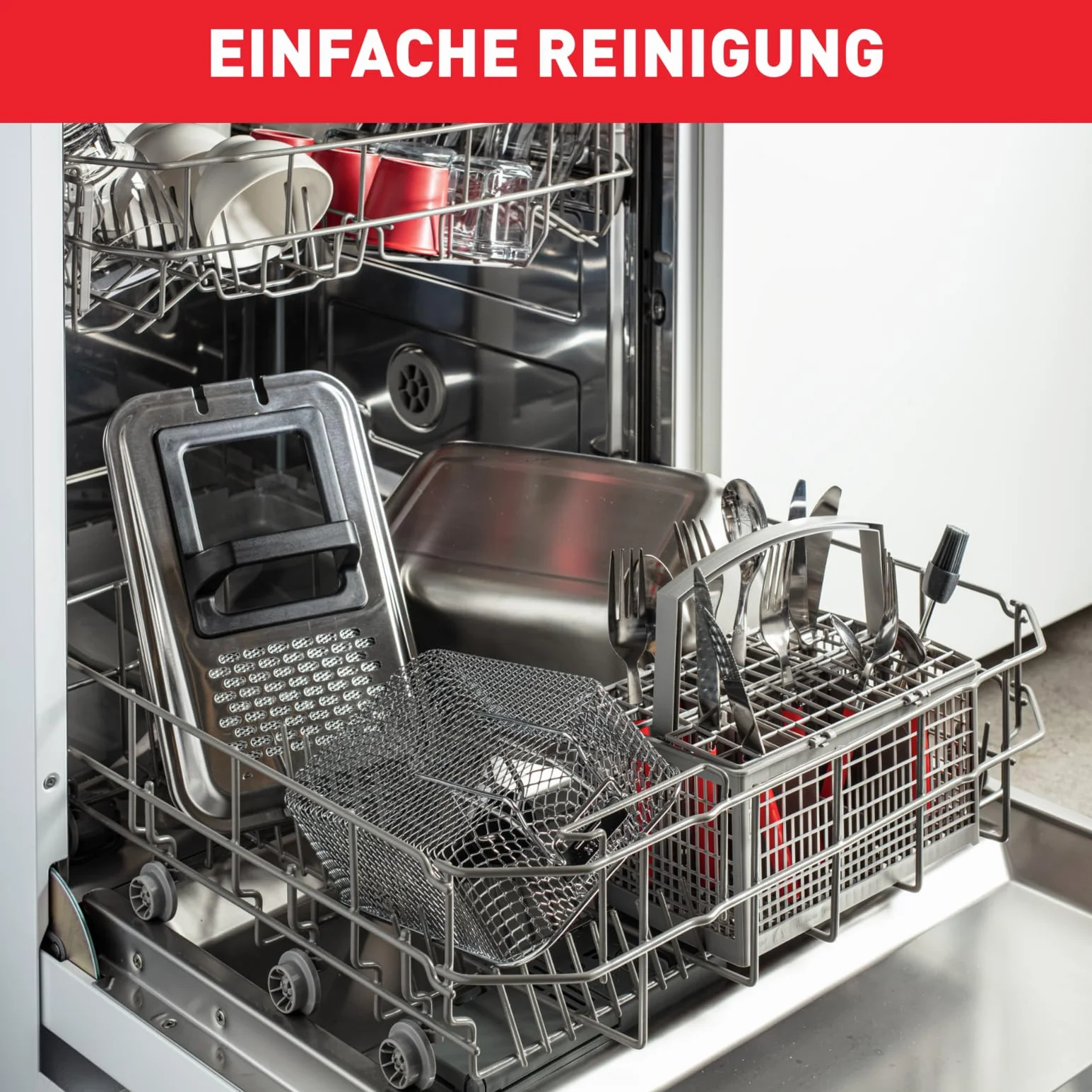 Tefal FR8040 Pro Inox & Design Frytkownica, Stal Szlachetna, 2300 W, 3,5 l, Srebrny/Czarny