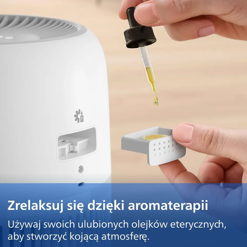 Philips Ewaporacyjny Nawilżacz Powietrza Serii 4000, 3,5 l, 275 ml/h, 41 m², Biały