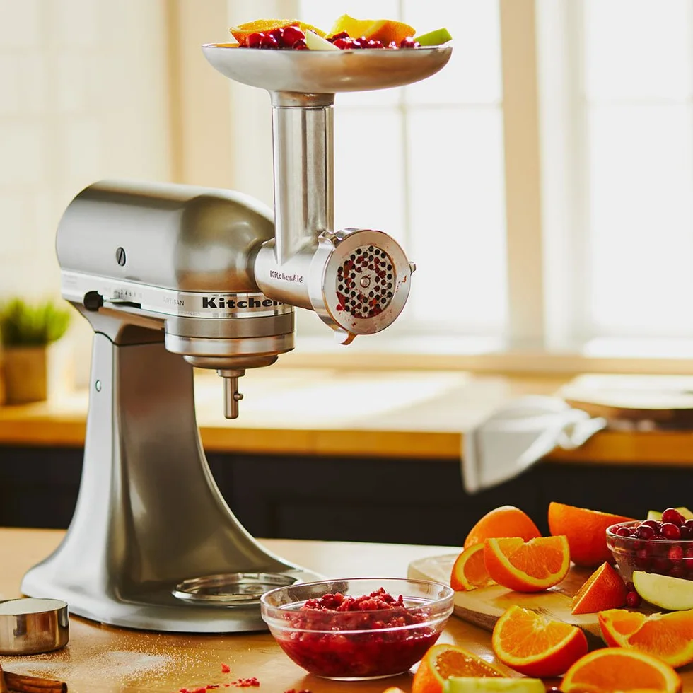 Kitchenaid 5KSMMGA Maszynka Do Mięsa, Metal, Srebrny