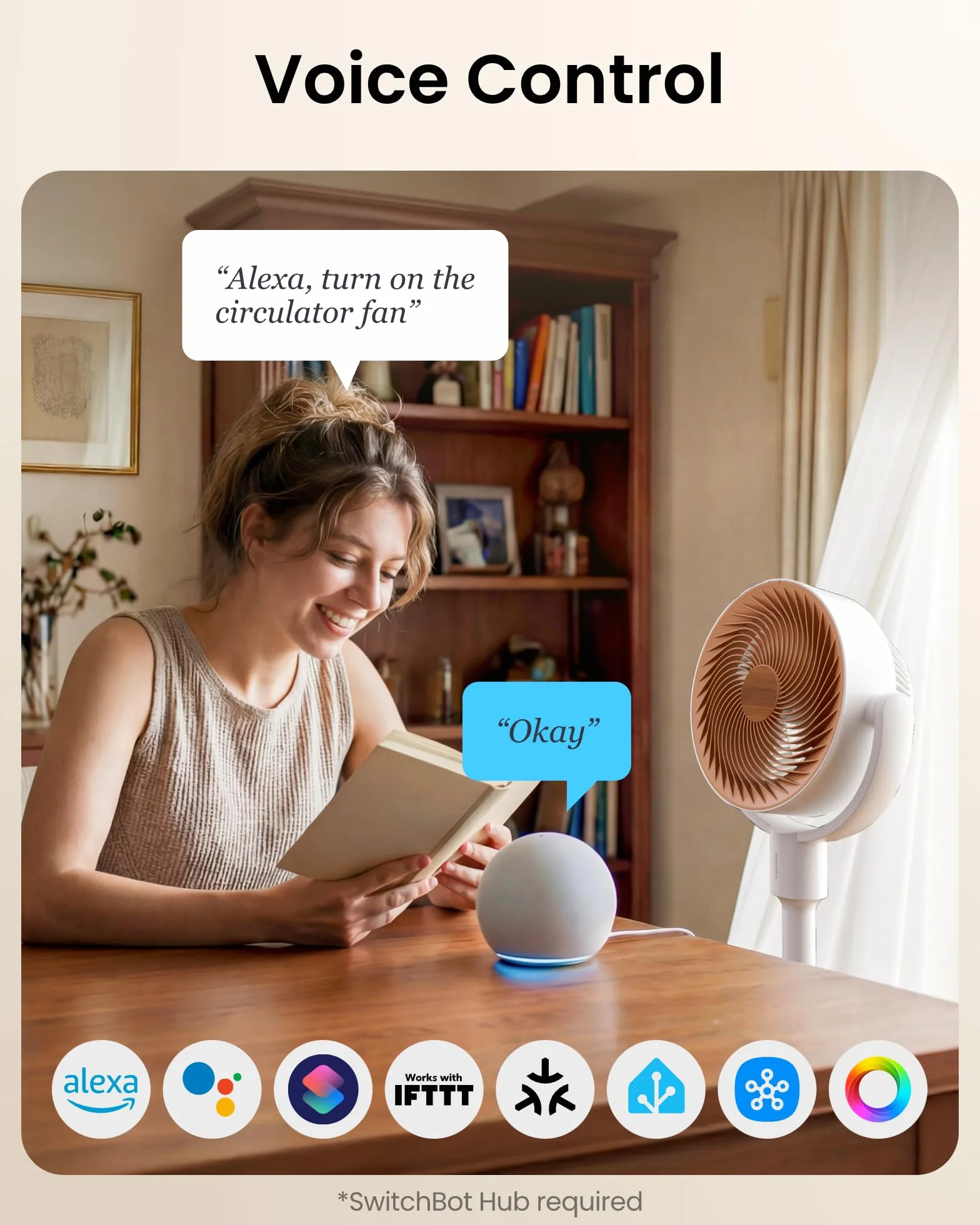 SwitchBot Inteligentny wentylator stojący