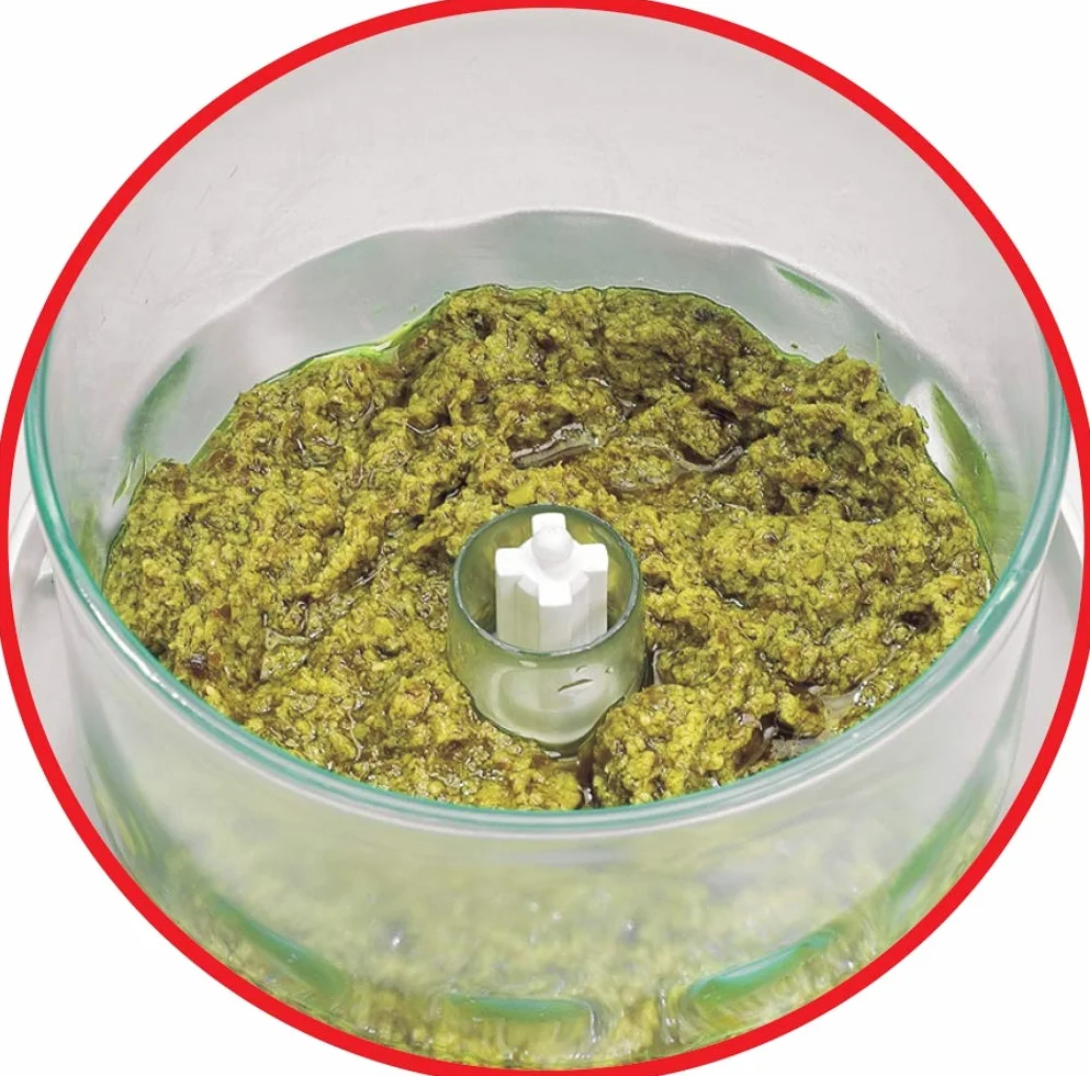 Tefal La Moulinette, elektryczny rozdrabniacz, 1000 W, 500 ml, schowek na kabel, 4 funkcje: rozdrabnianie, miksowanie, mielenie, DPA130, biały