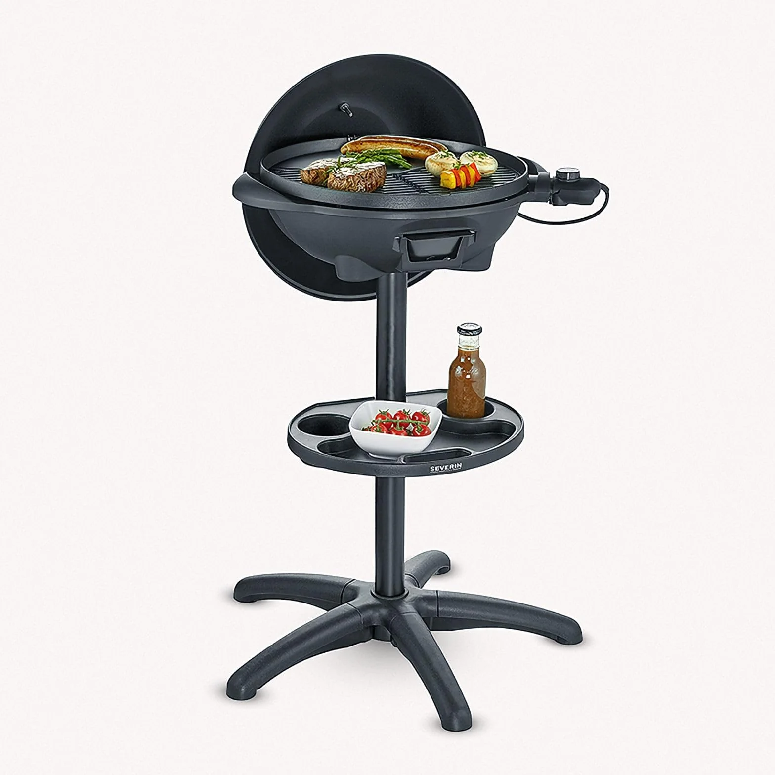Severin PG 8541 Grill Elektryczny 52x44x96 cm 6,64 kg Czarny