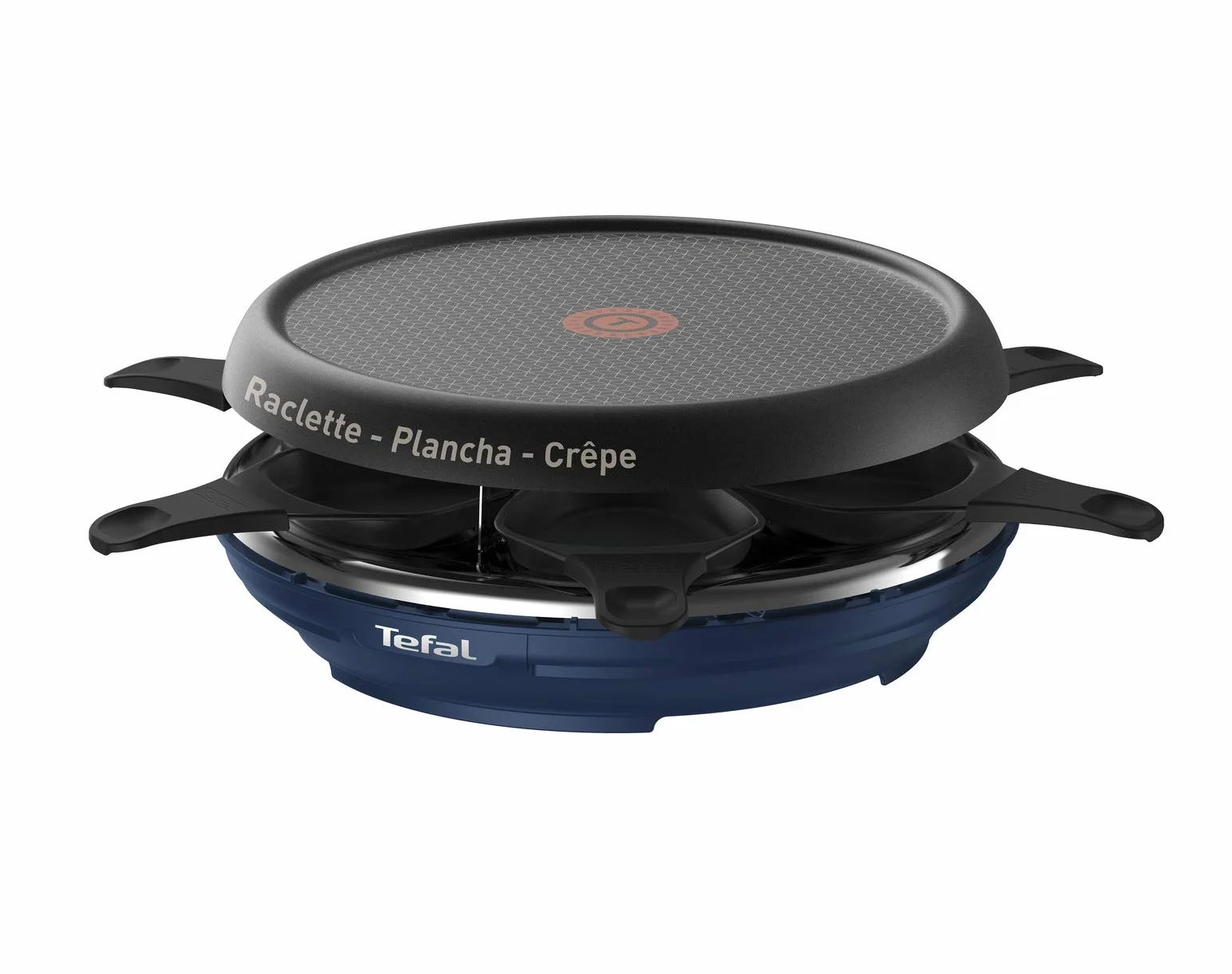 Tefal Neo Deco RE12A4 Raclette Elektryczna 850 W 6 Osób Czarna Niebieska